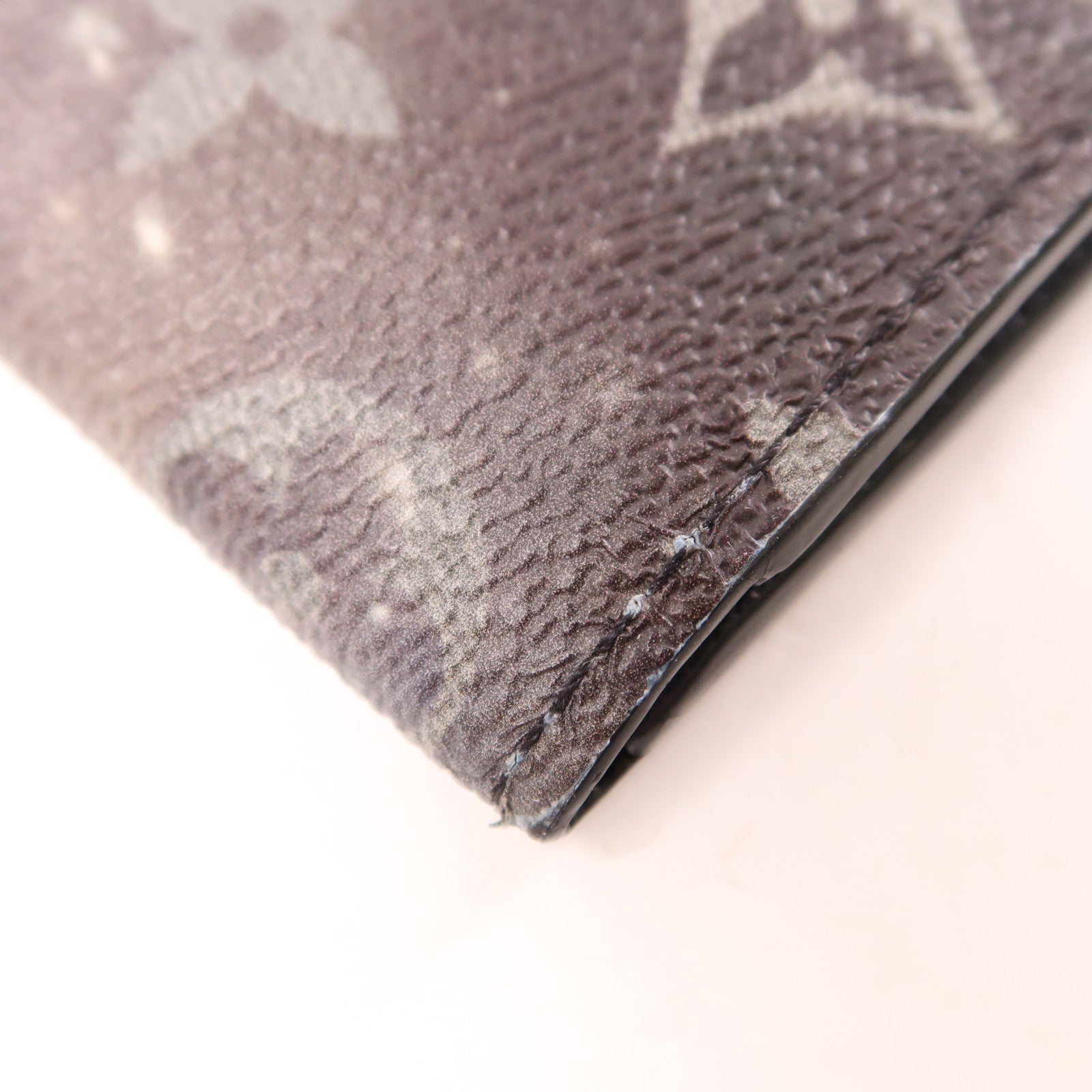 LOUIS VUITTON Monogram Card Case卡片套深灰色