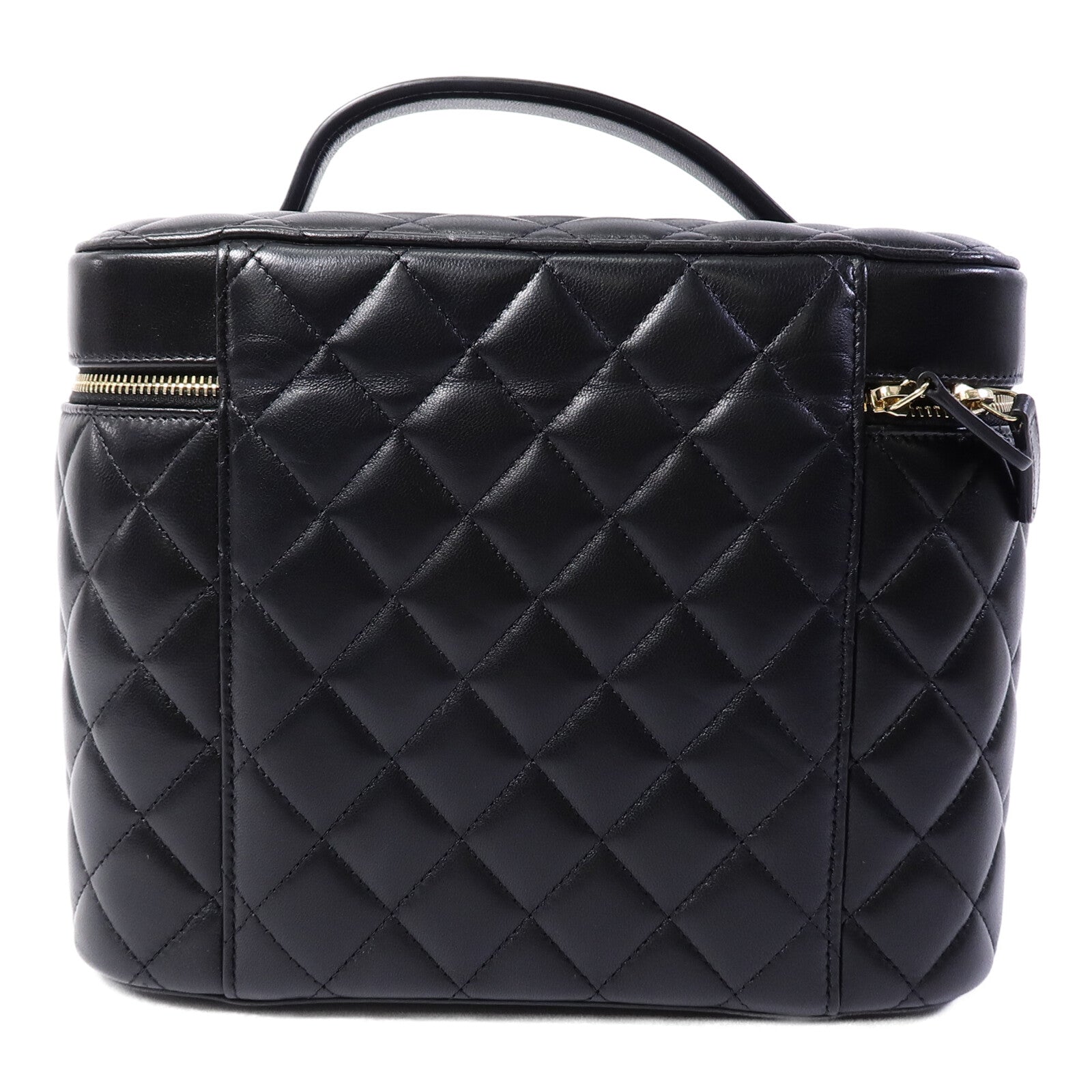 CHANEL 羊皮皮革Large Vanity Case手挽袋