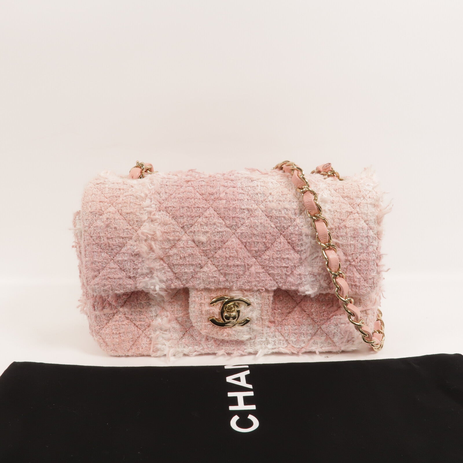 CHANEL Tweed Classic Flap Bag肩背袋