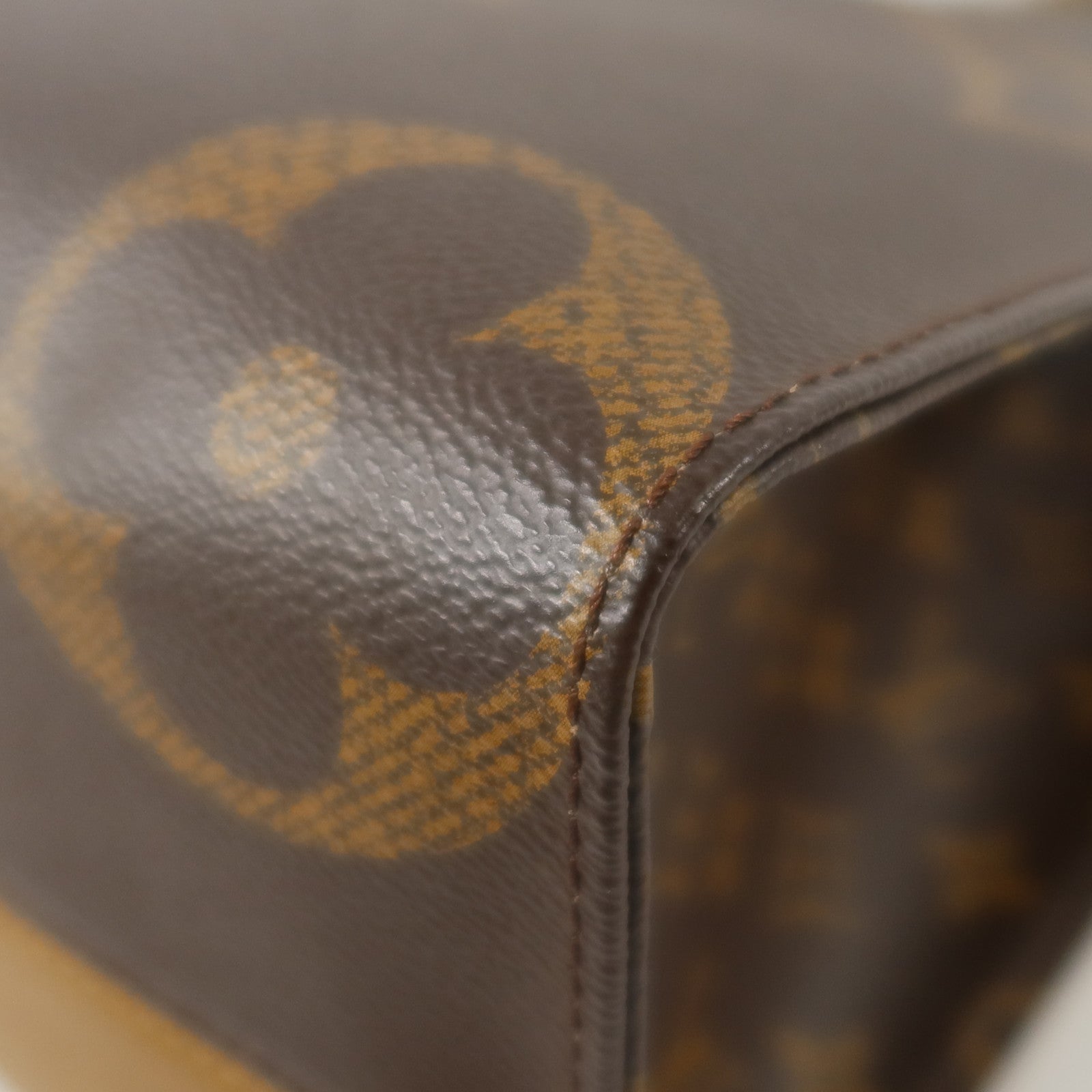 LOUIS VUITTON Monogram Reverse On The Go MM金扣手挽肩背兩用袋