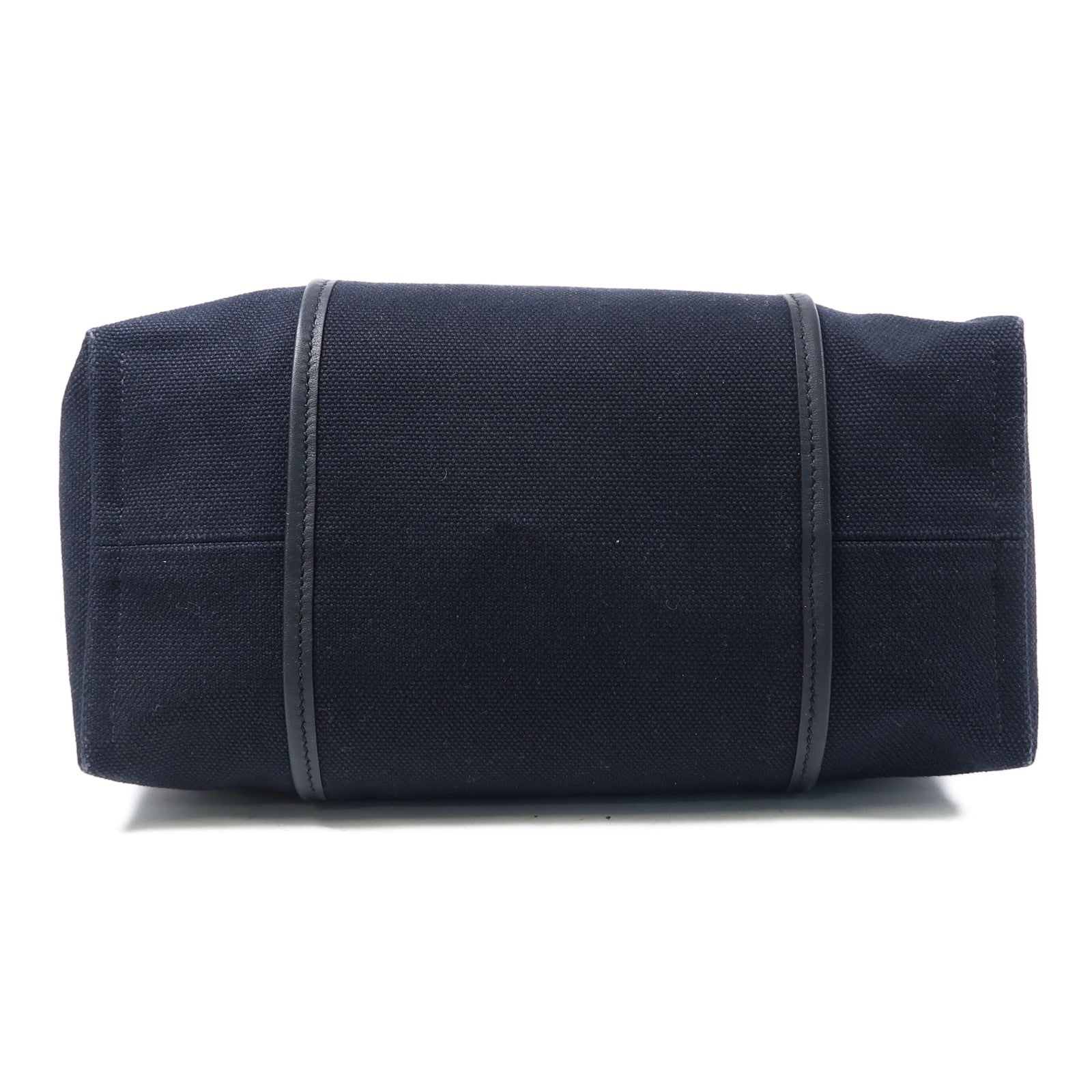HERMES 帆布Etriviere Pocket 27銀扣肩背袋黑色