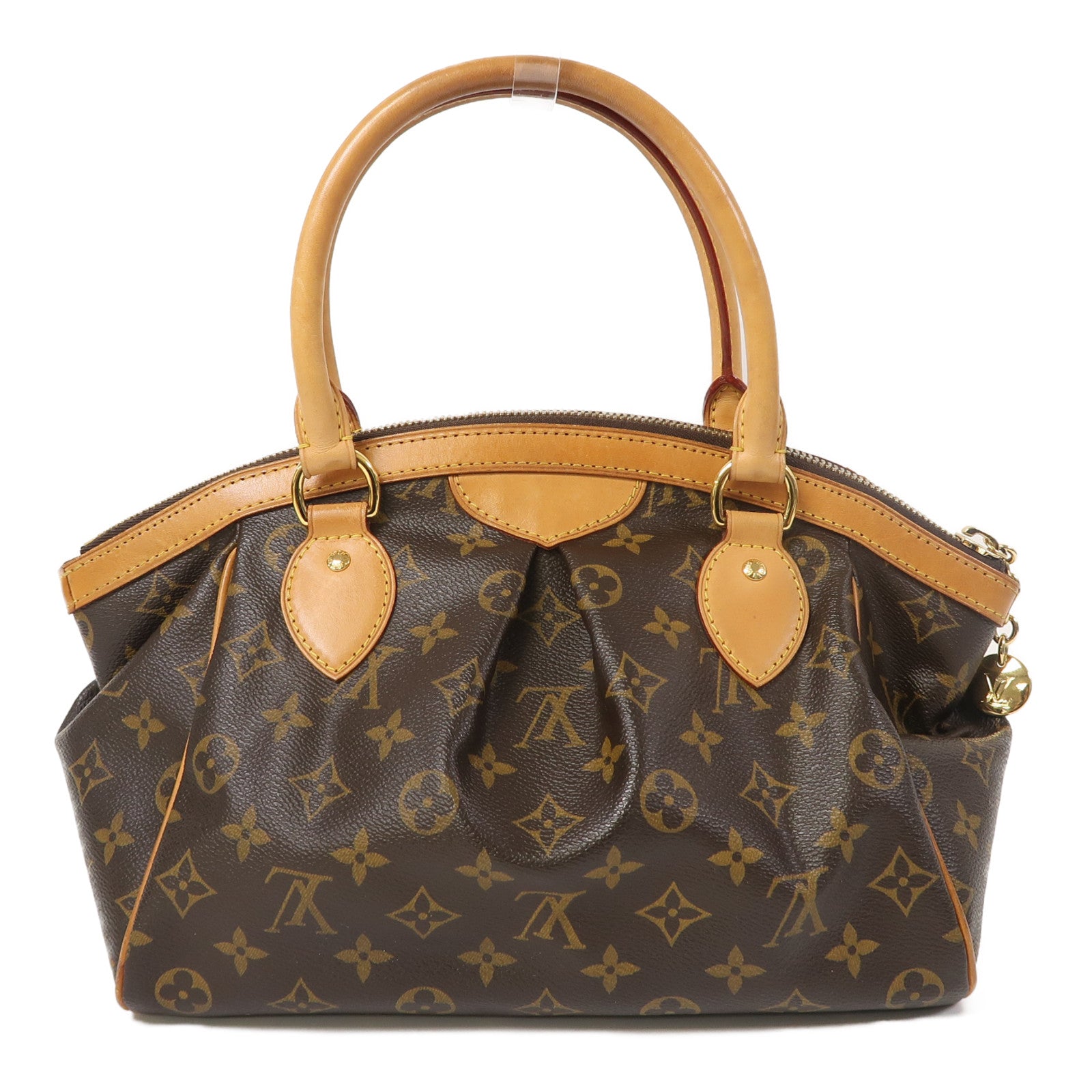 LOUIS VUITTON 【激減優惠】Monogram Tivoli PM金扣手挽袋啡色