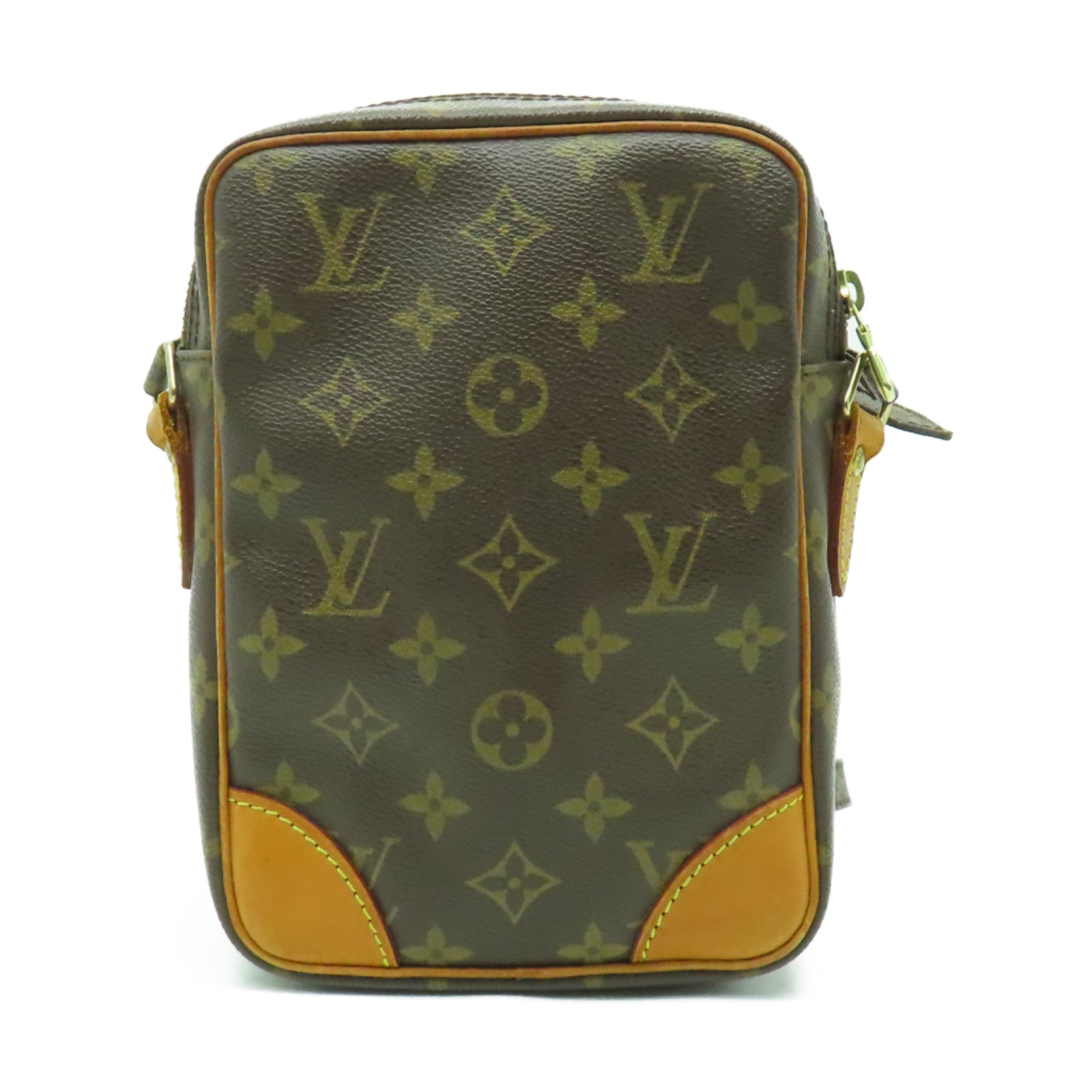 LOUIS VUITTON 【激減優惠】Monogram Danube金扣肩背袋啡色