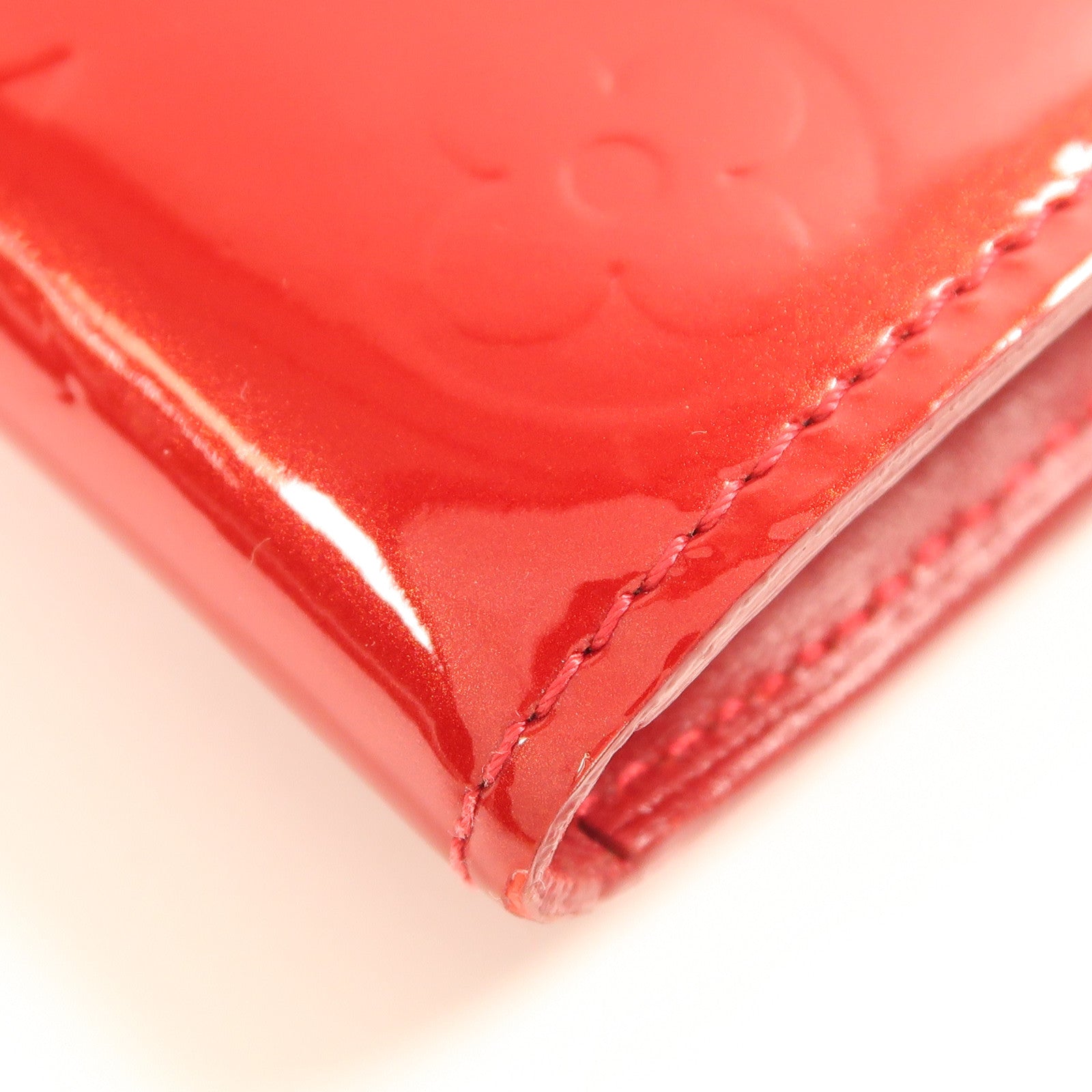 LOUIS VUITTON LV GHW Long Wallet M93530 Vernis Red