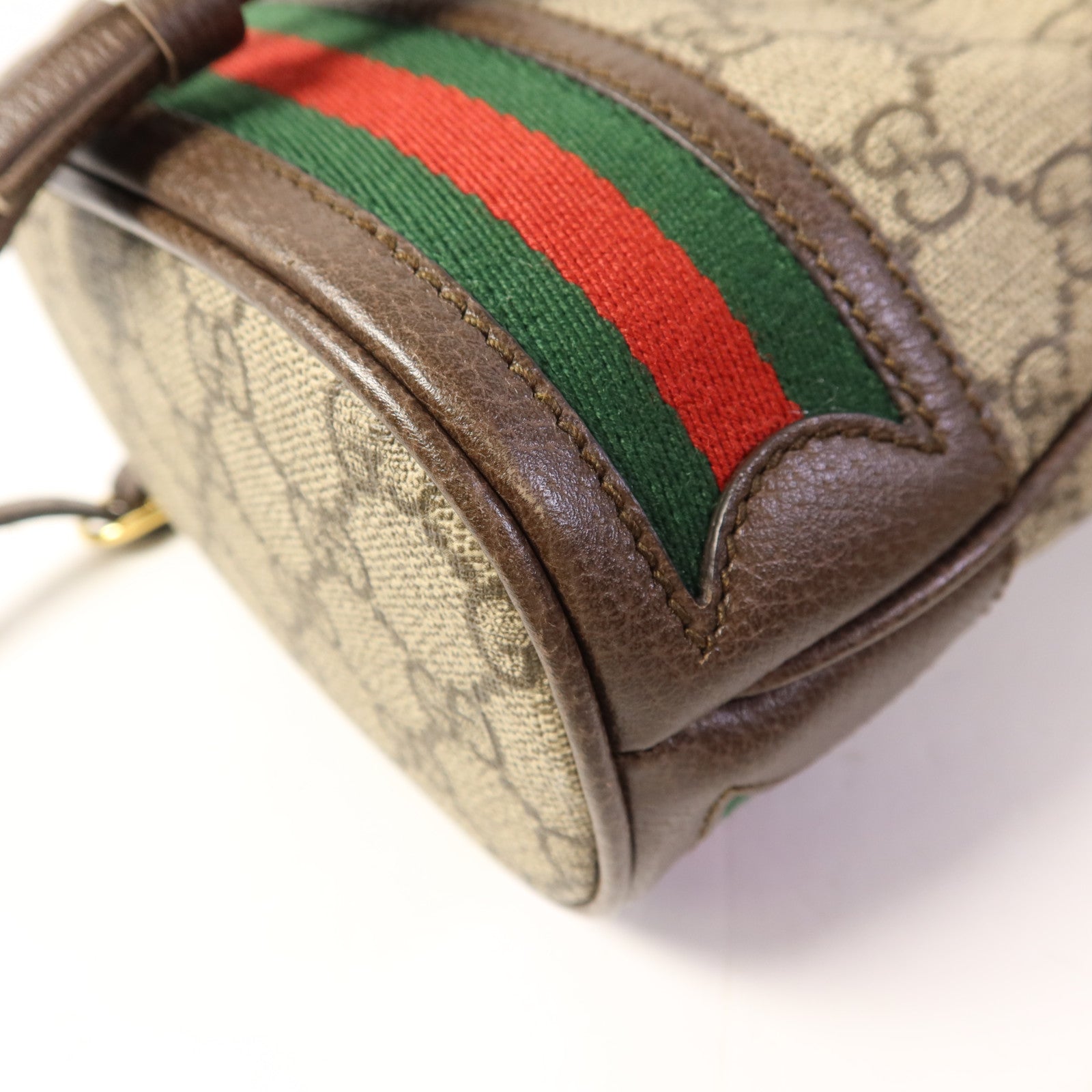 GUCCI 塗層帆布Ophidia Bucket Bag金扣肩背袋