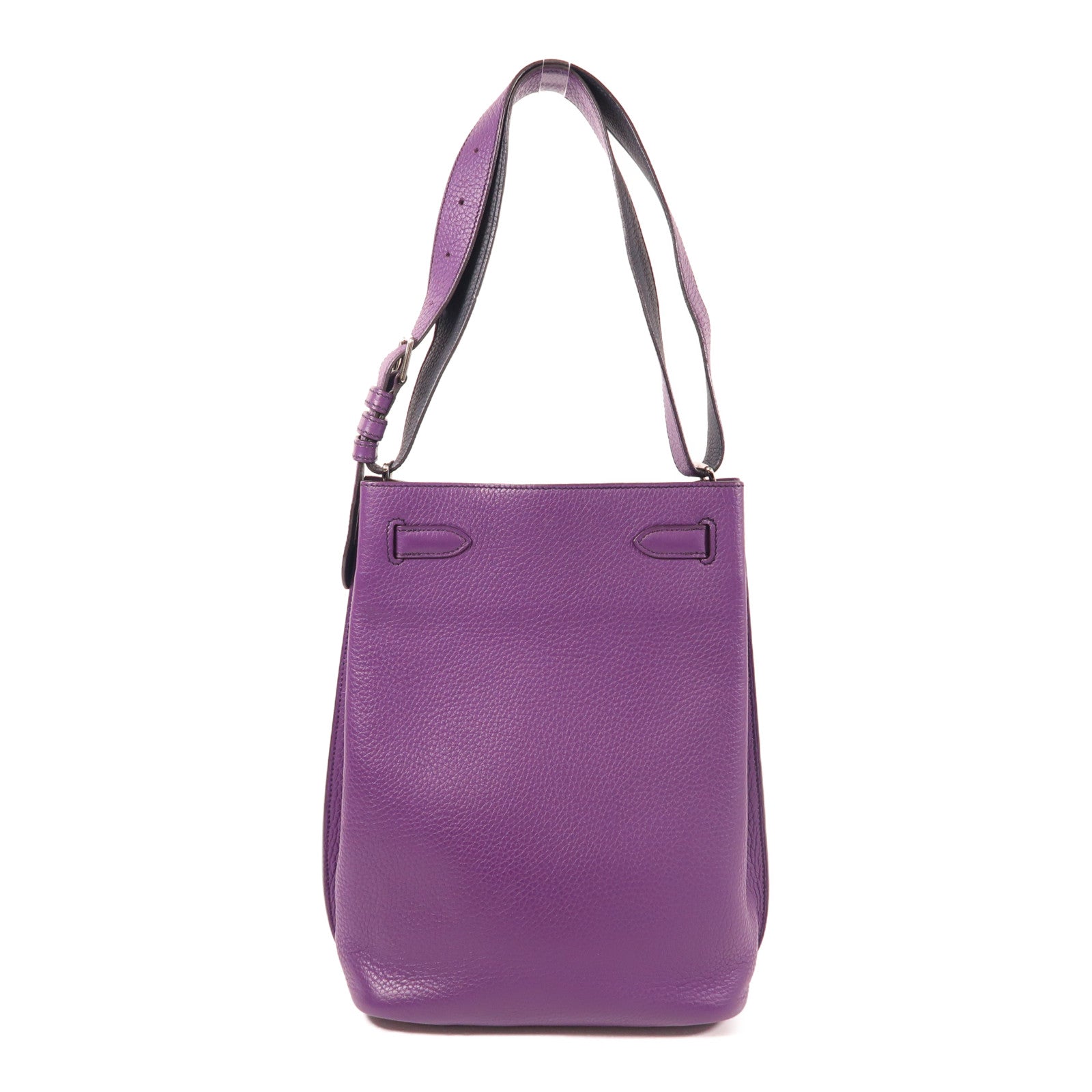 HERMES Togo皮革So Kelly 22銀扣肩背袋