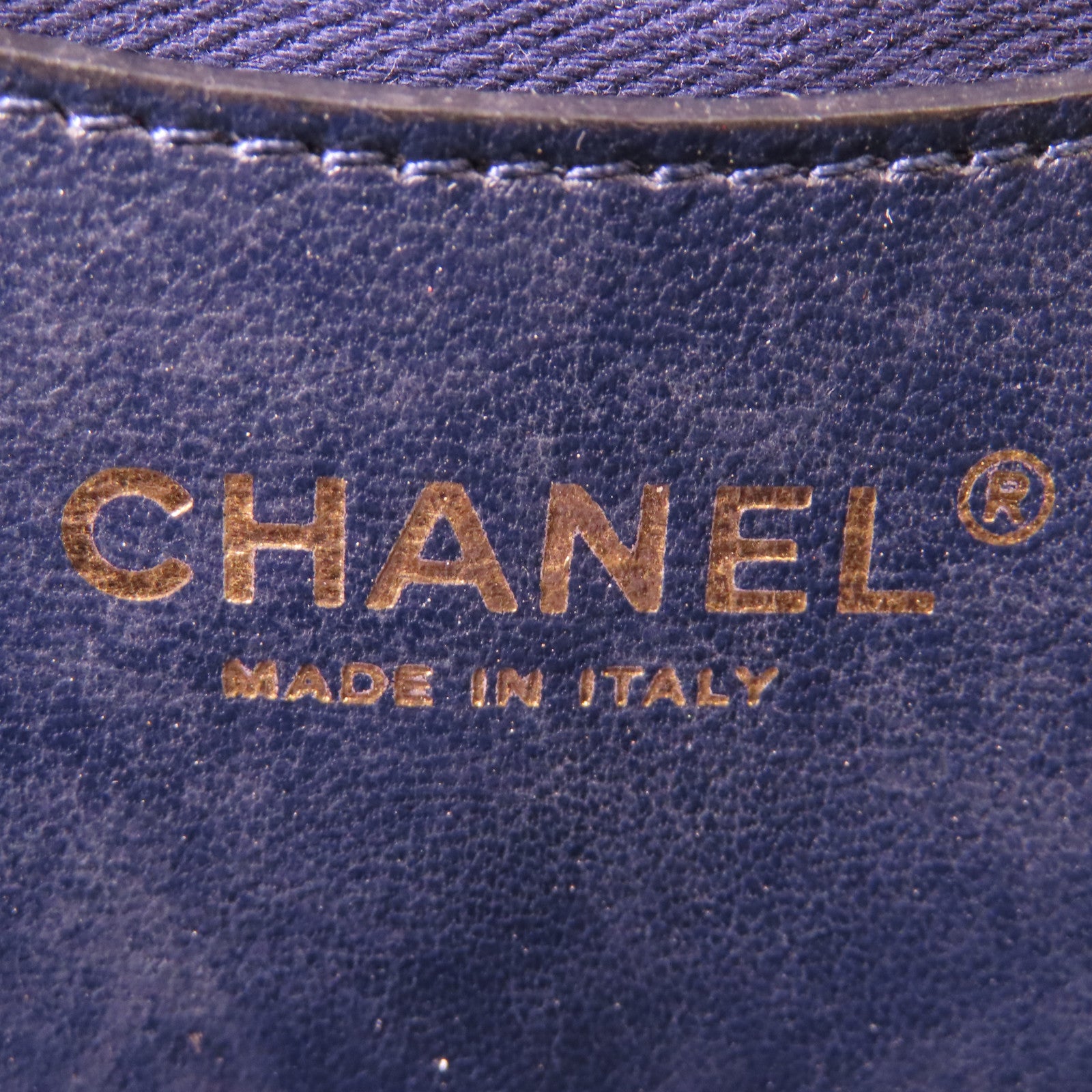 CHANEL 菱格牛皮皮革Chain Shoulder金扣肩背袋啡色