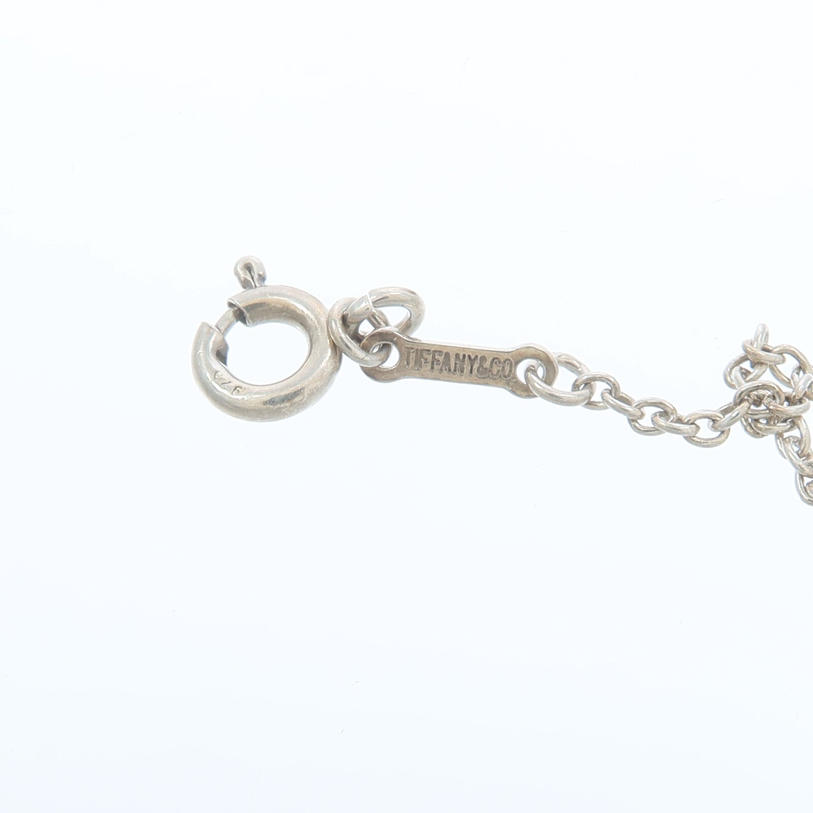 TIFFANY＆CO 925純銀Elsa Peretti Open Heart Necklace項鍊