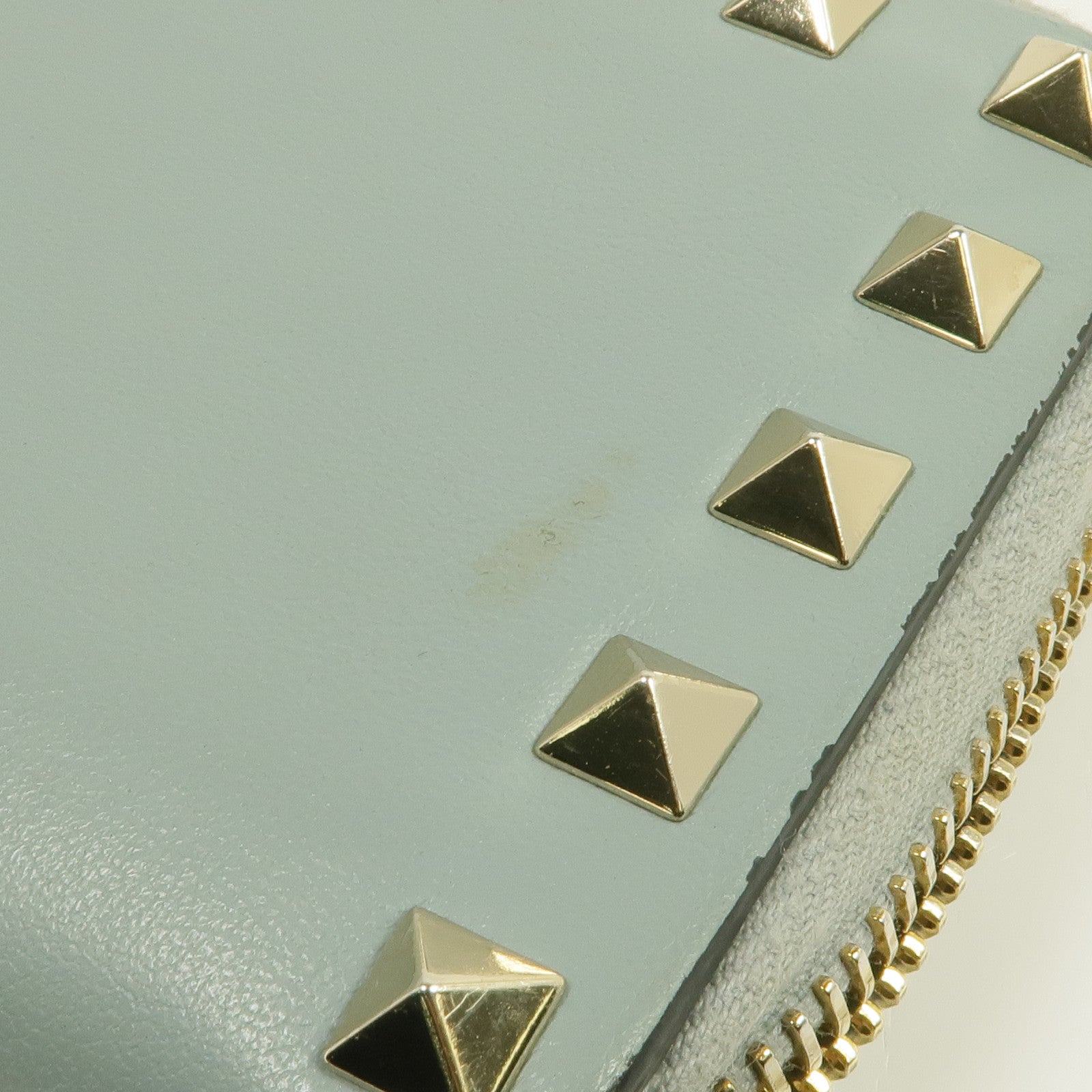 Valentino 皮革Card/Coin Case金扣零錢包/卡片套