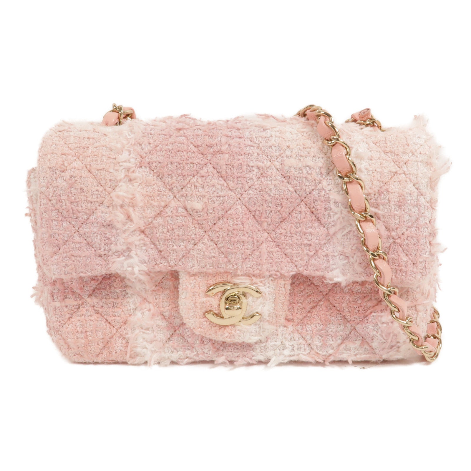 CHANEL Tweed Classic Flap Bag肩背袋
