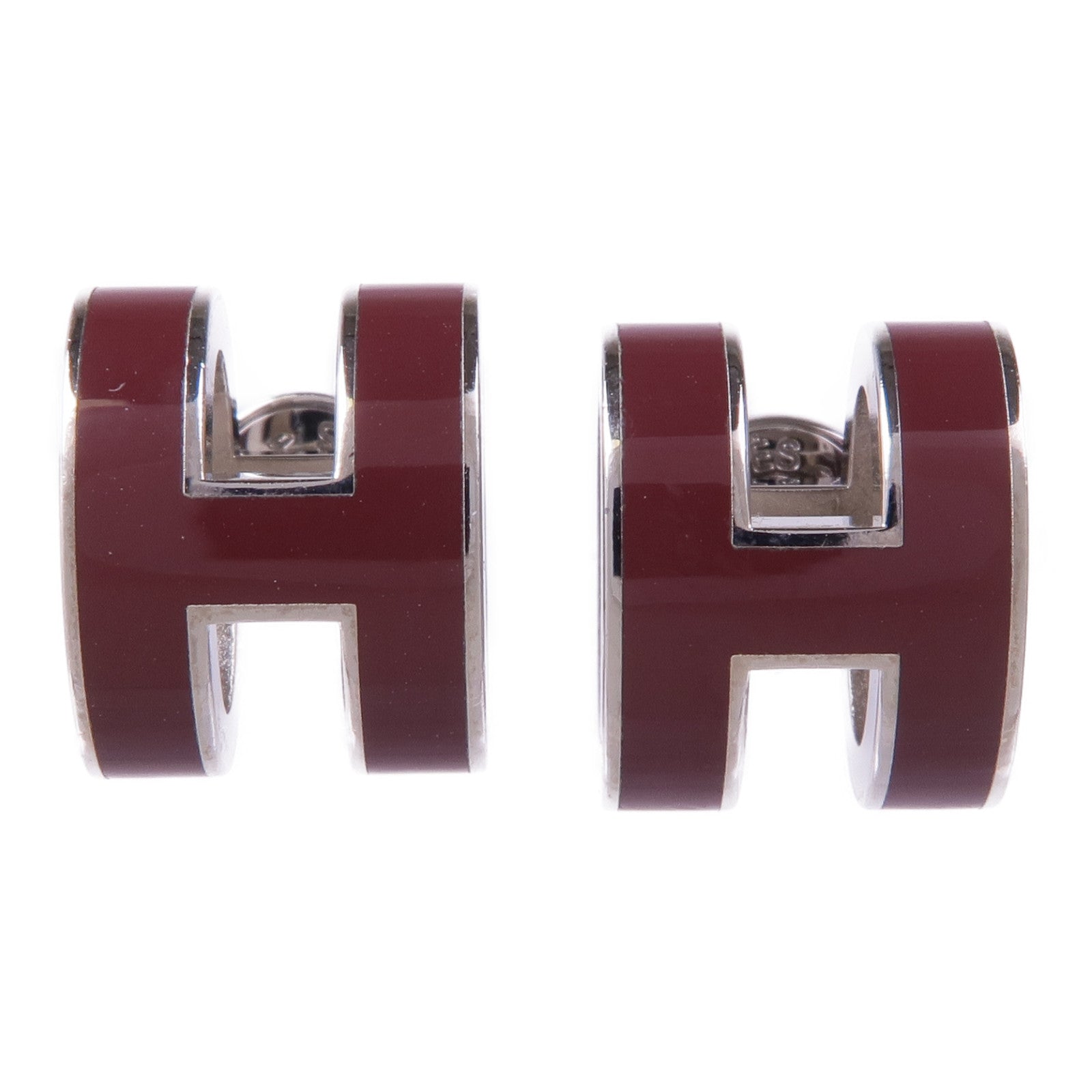 HERMES 金屬Pop H耳環