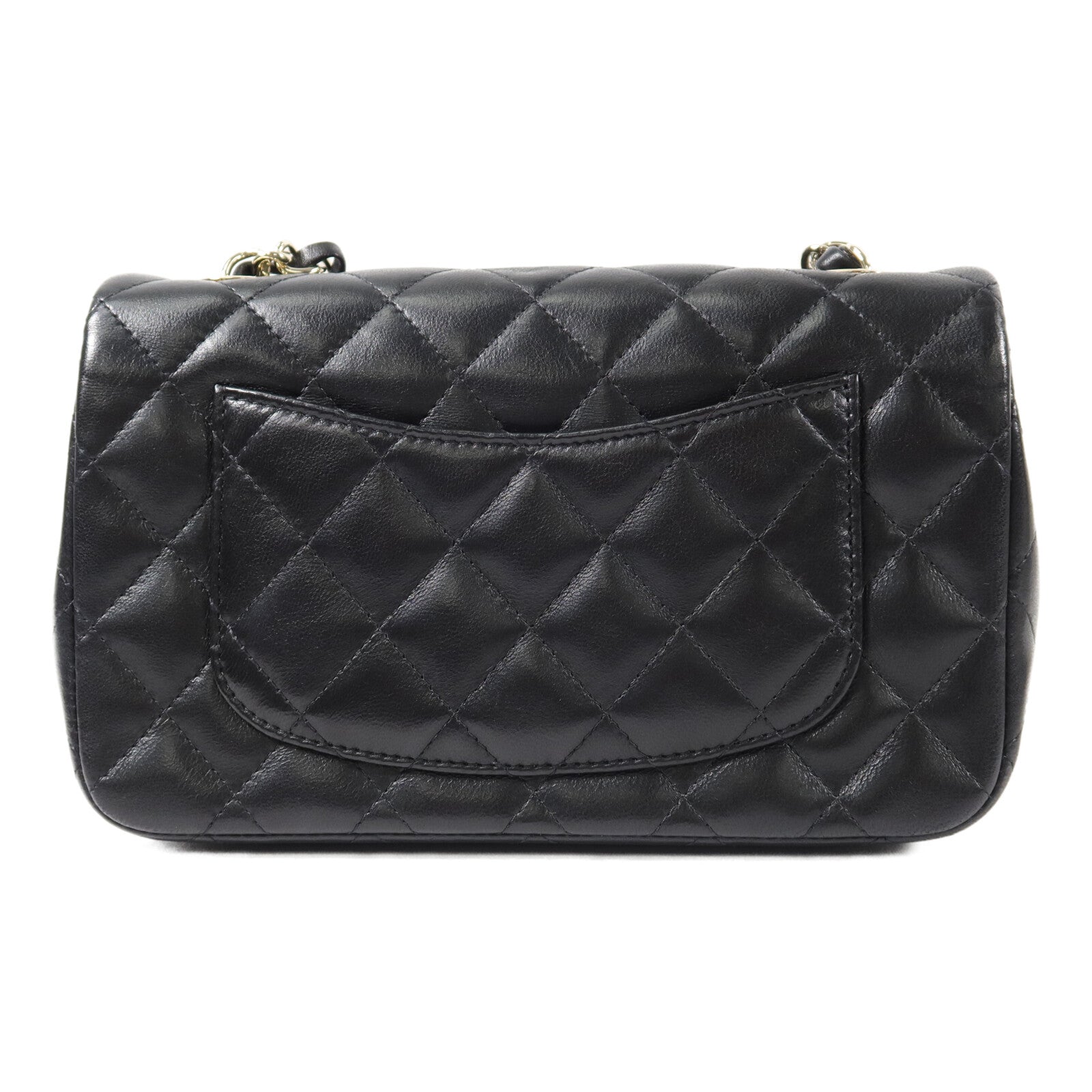 CHANEL 羊皮皮革Valentine Charms Mini Flap Bag鏈帶肩背袋