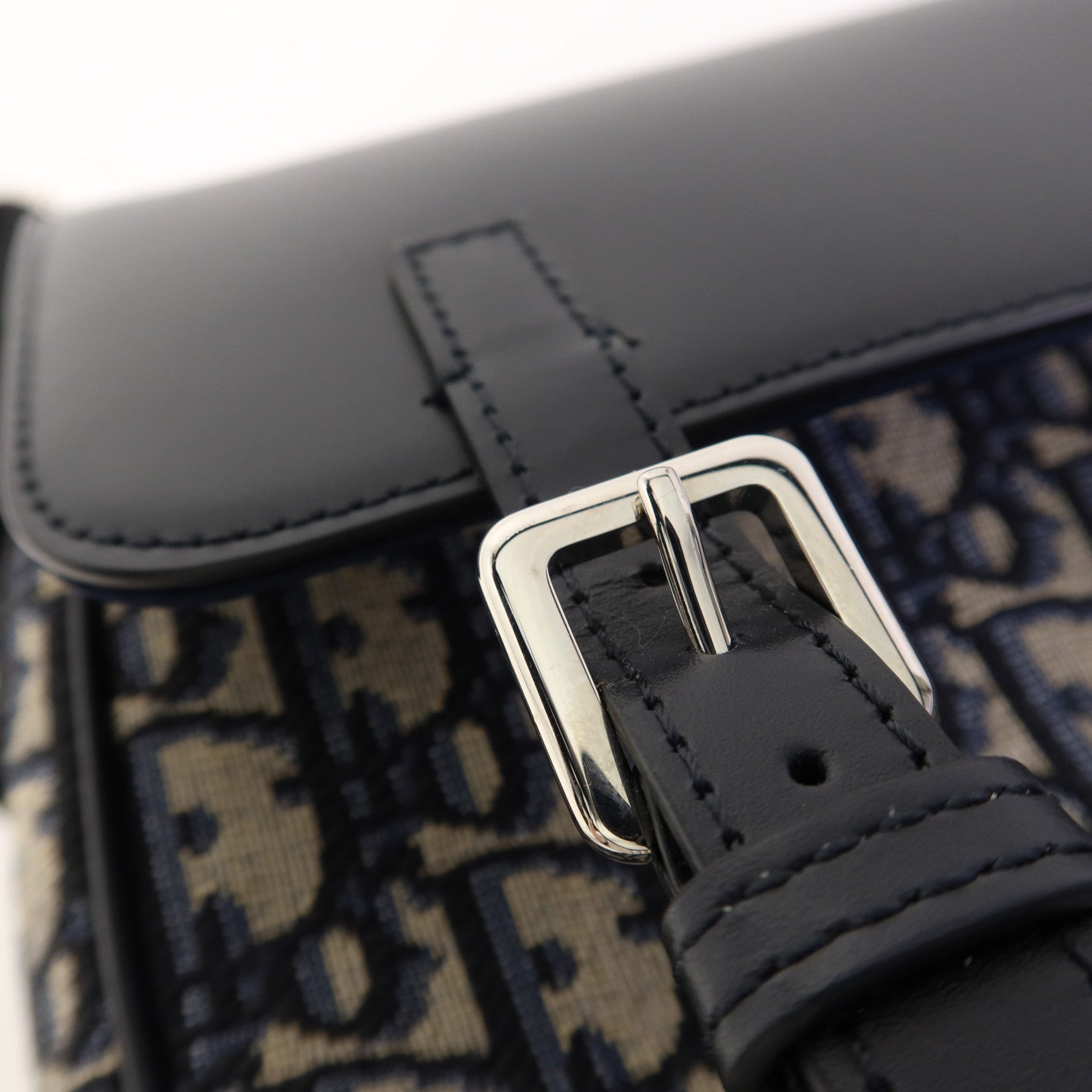 Dior 帆布Kids' Messenger Bag銀扣肩背袋