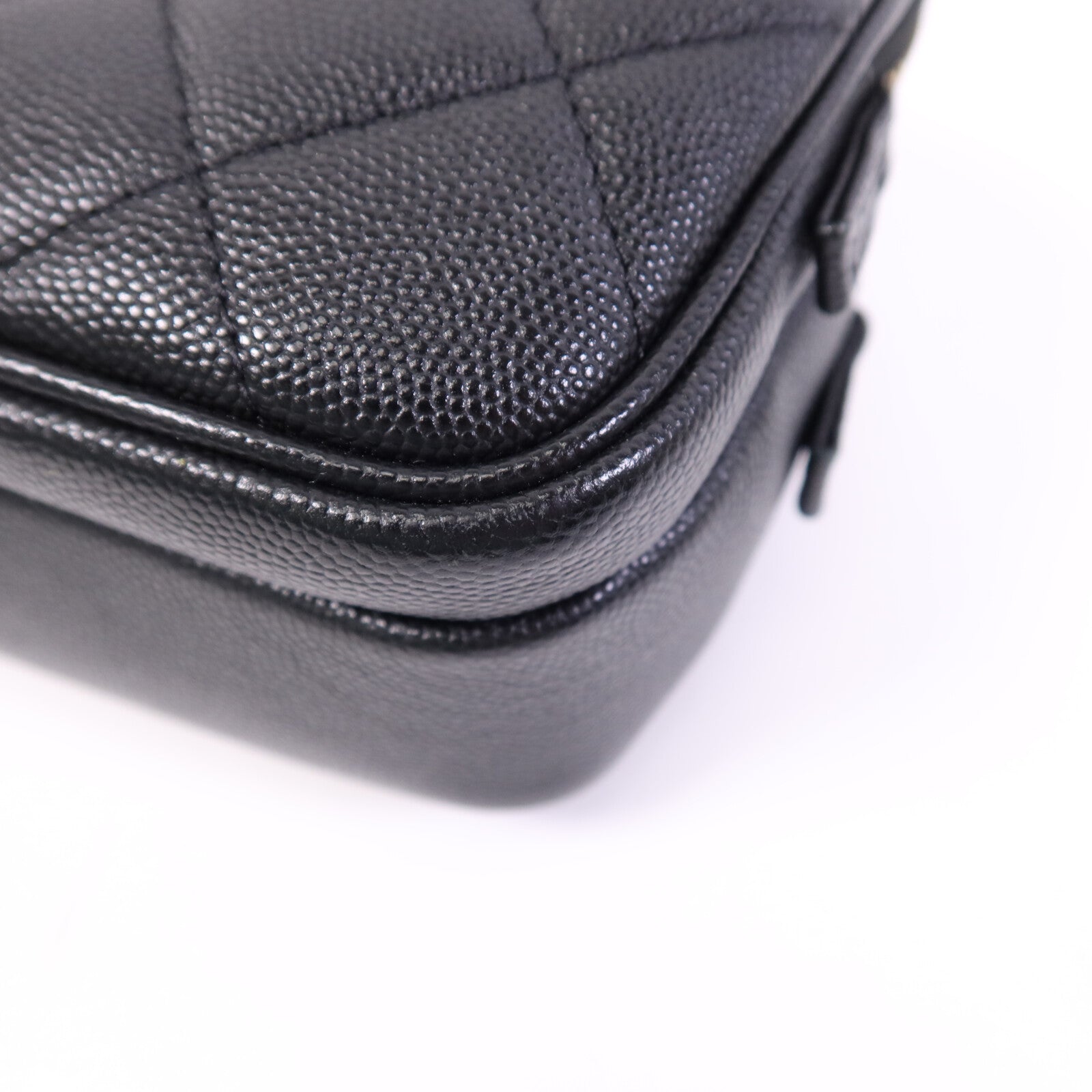 CHANEL 【激減優惠】牛皮皮革Waist Bag金扣腰包