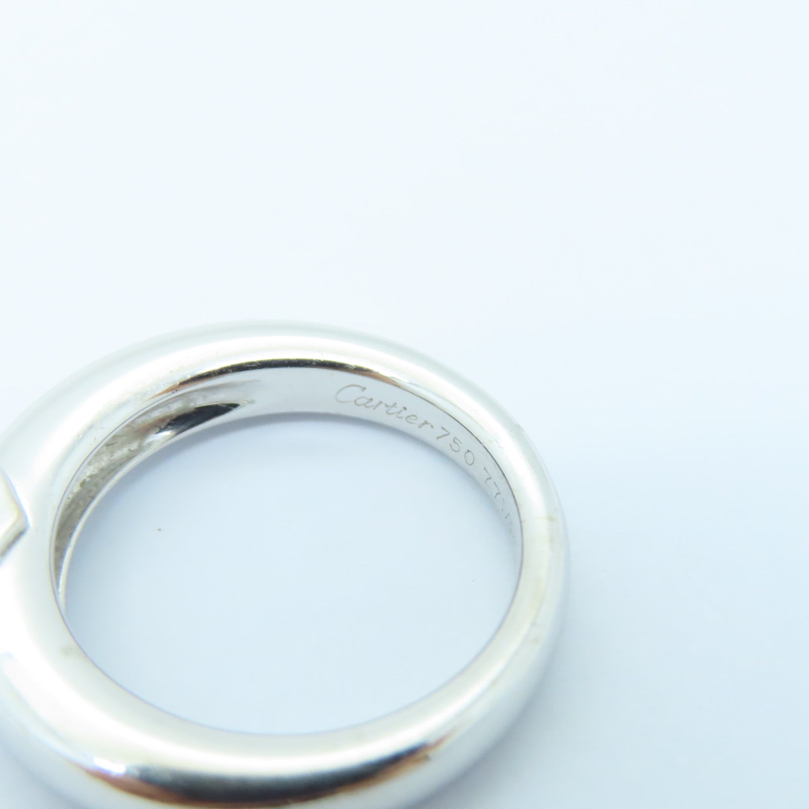 CARTIER 【激減優惠】18K白金Diamond Ring 0.50ct鑽石戒指US#6/Cartier#52銀色