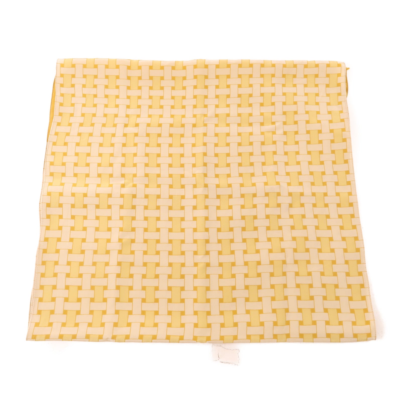 BURBERRY 絲質Scarf絲巾黃色