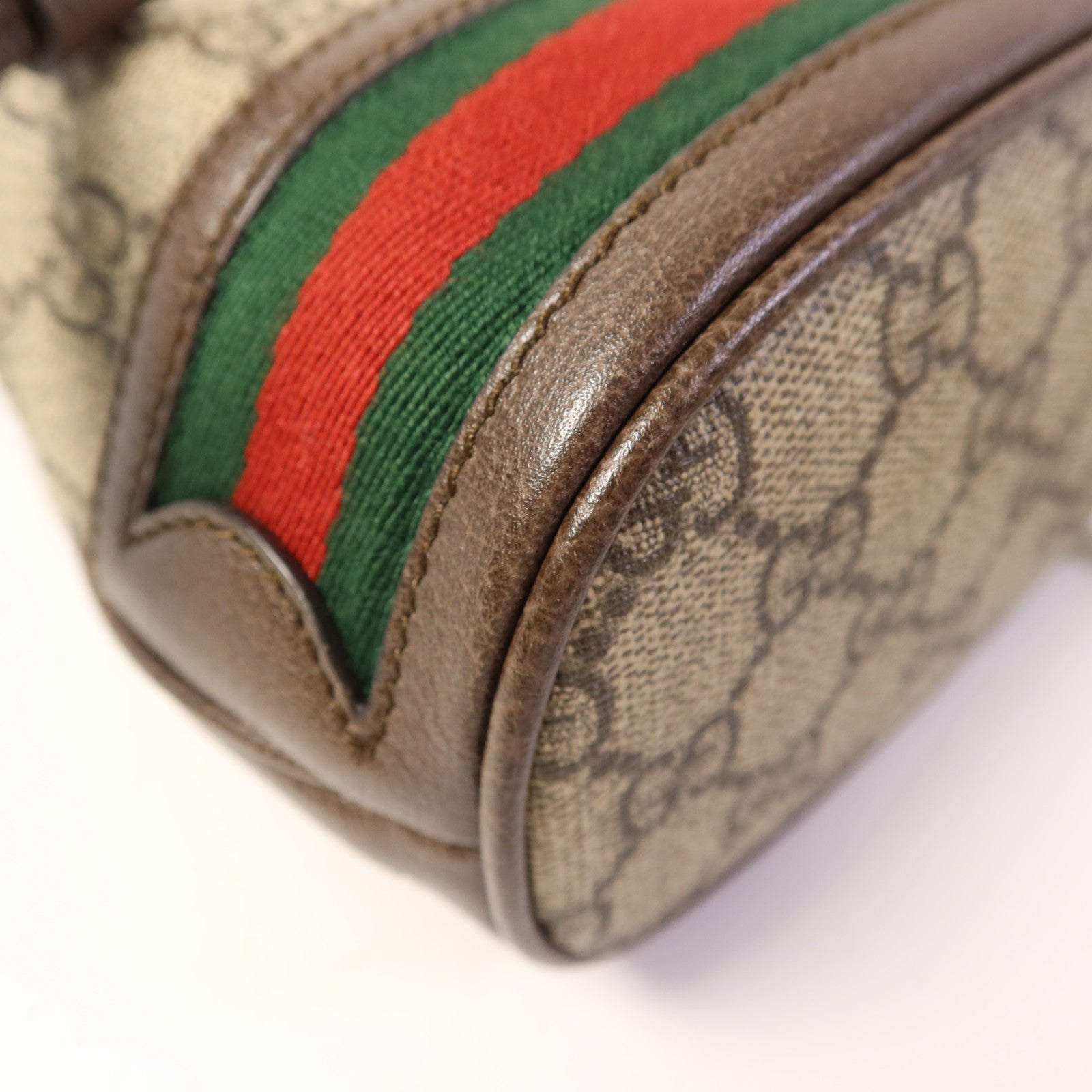 GUCCI 塗層帆布Ophidia Bucket Bag金扣肩背袋