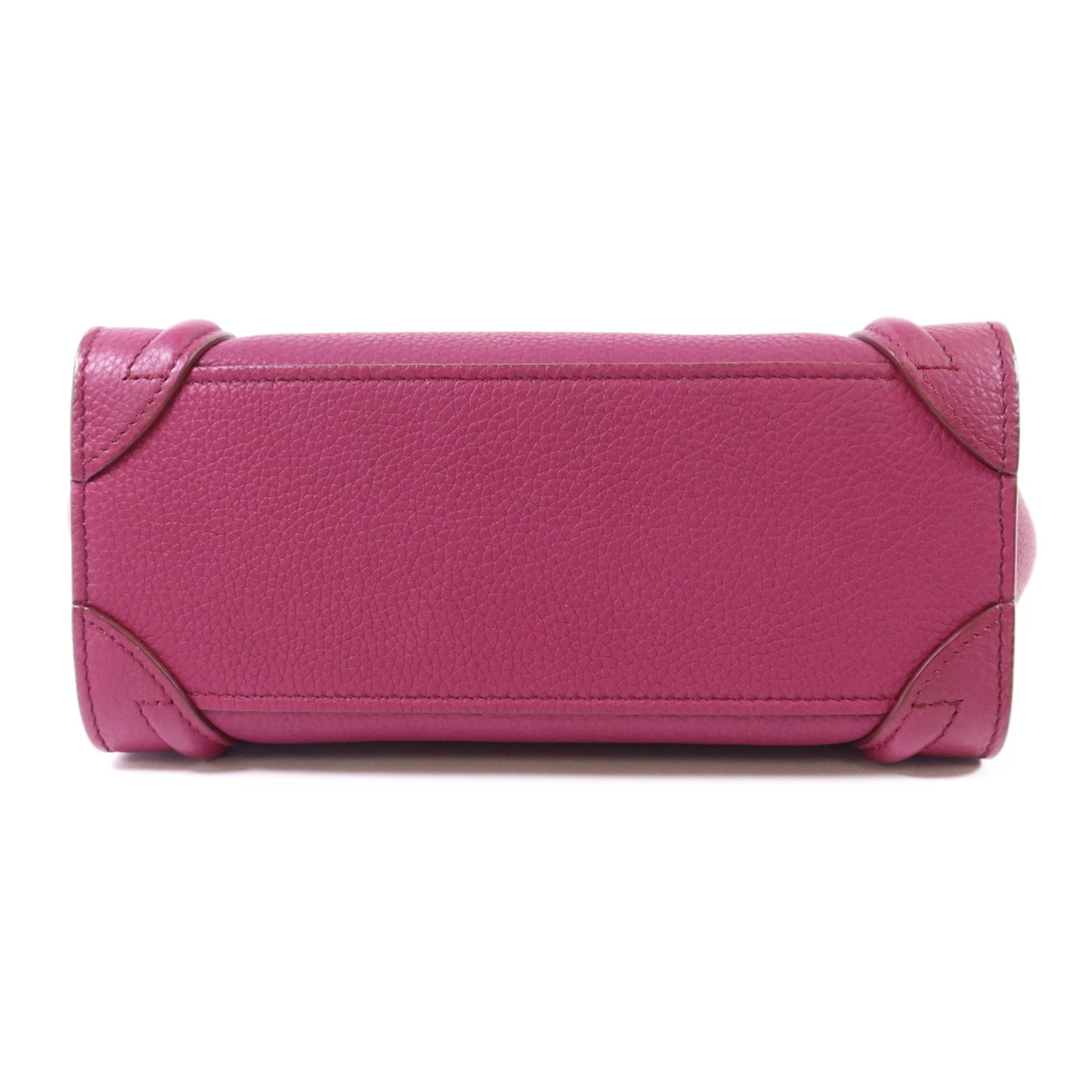 CELINE 牛皮皮革Nano Luggage金扣手挽肩背兩用袋