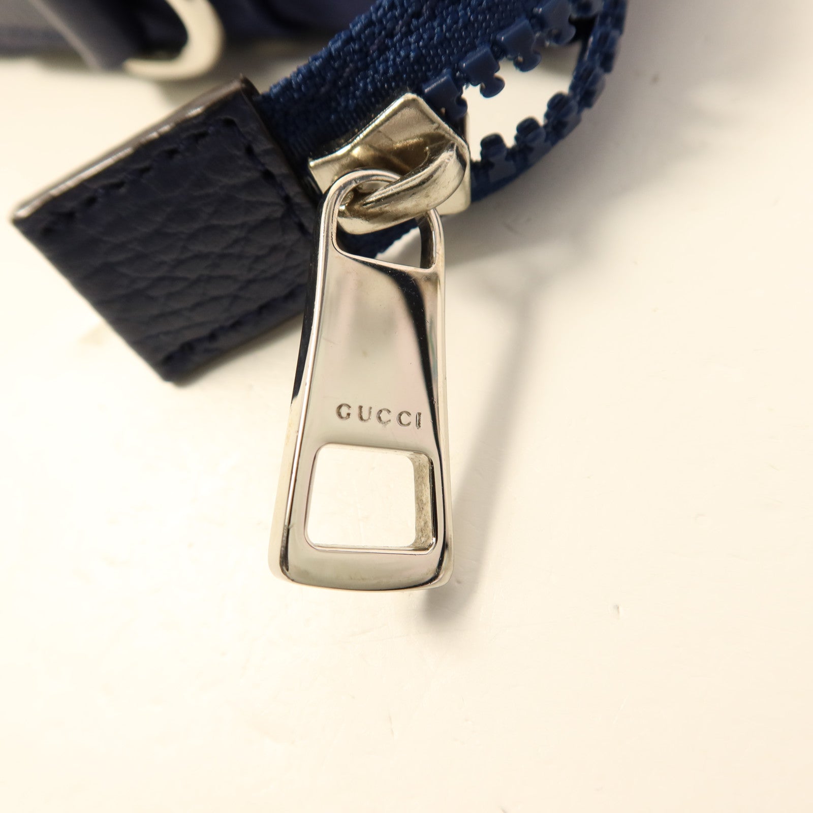 GUCCI 尼龍Tote Bag銀扣手挽袋