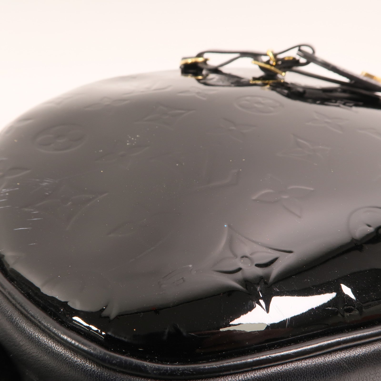 LOUIS VUITTON 【激減優惠】Monogram Vernis Boite Chapeau Souple MM金扣肩背袋