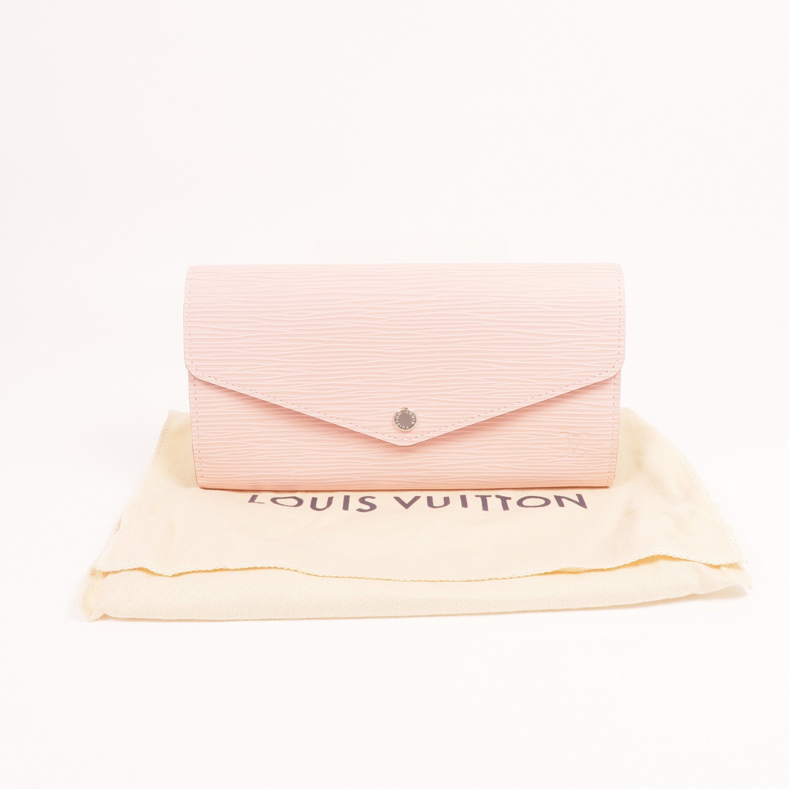 LOUIS VUITTON Epi Portefeuille Sarah Wallet銀扣長錢包