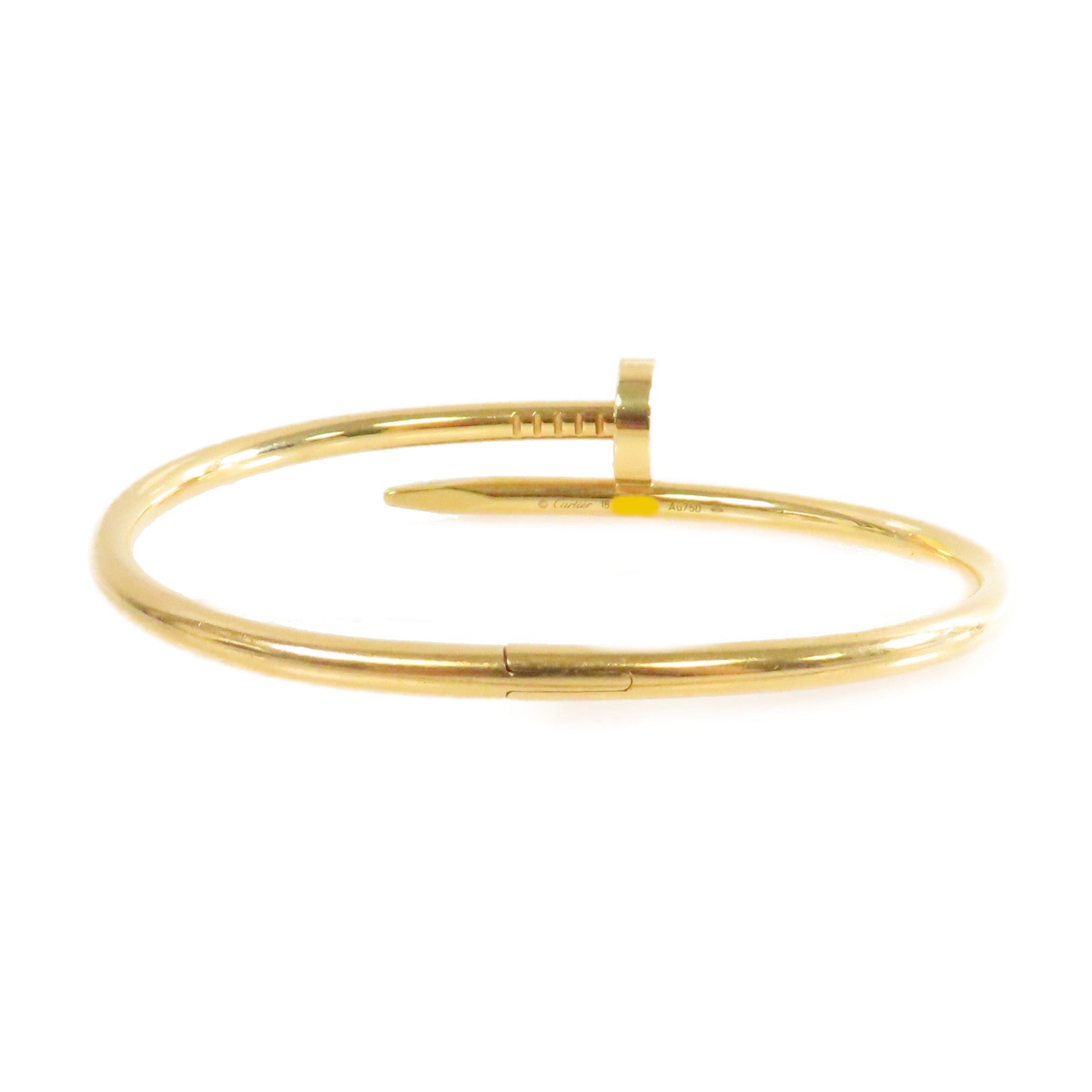 CARTIER 【激減優惠】18K 黃金Juste Un Clou Bracelet手鐲#18