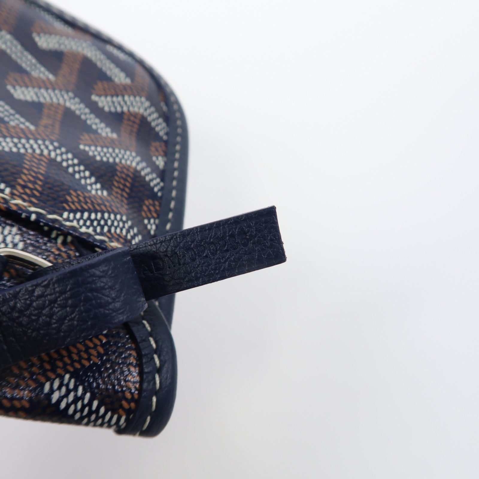 GOYARD 塗層帆布Tote Bag銀扣手挽袋藍色