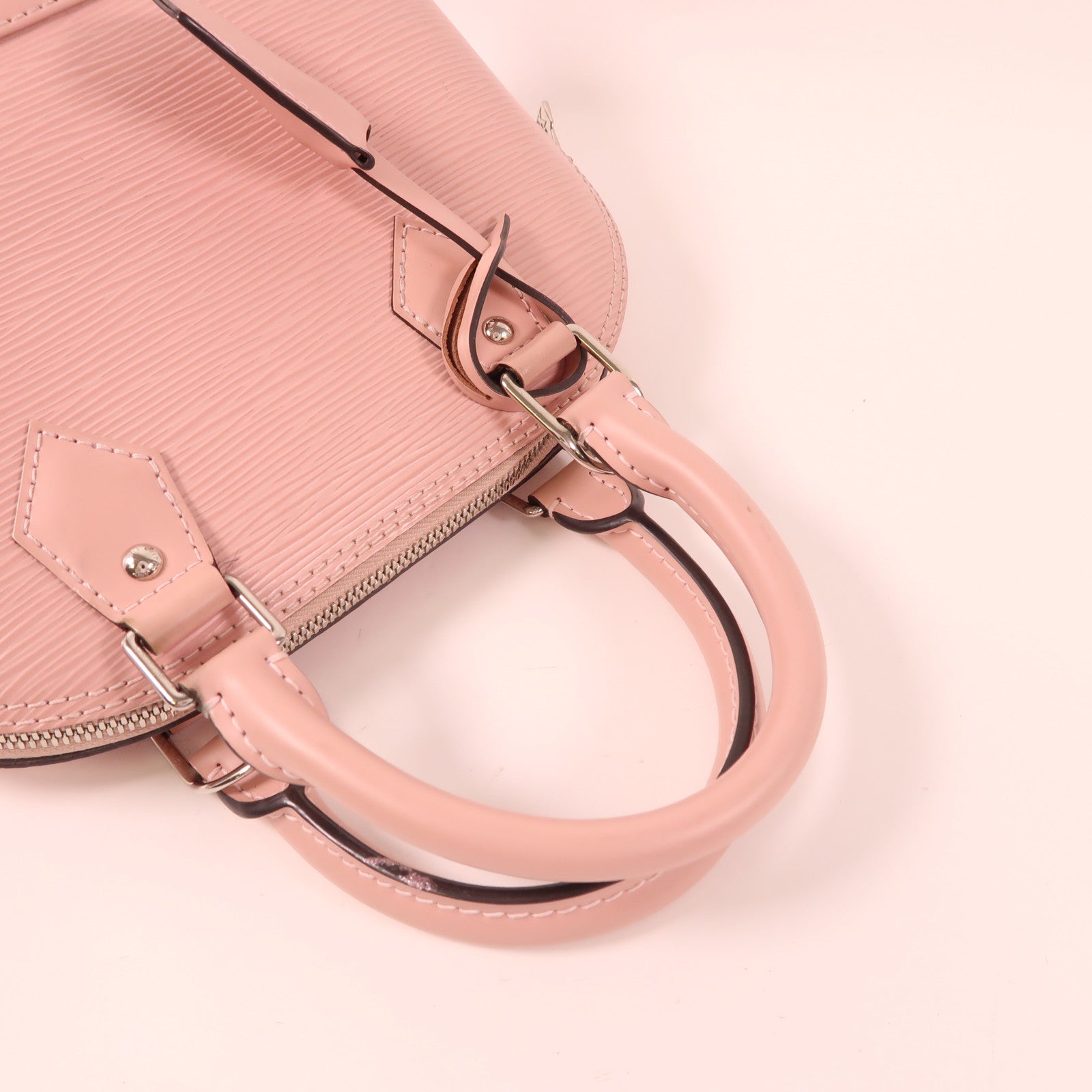 LOUIS VUITTON Epi Alma BB銀扣手挽肩背兩用袋