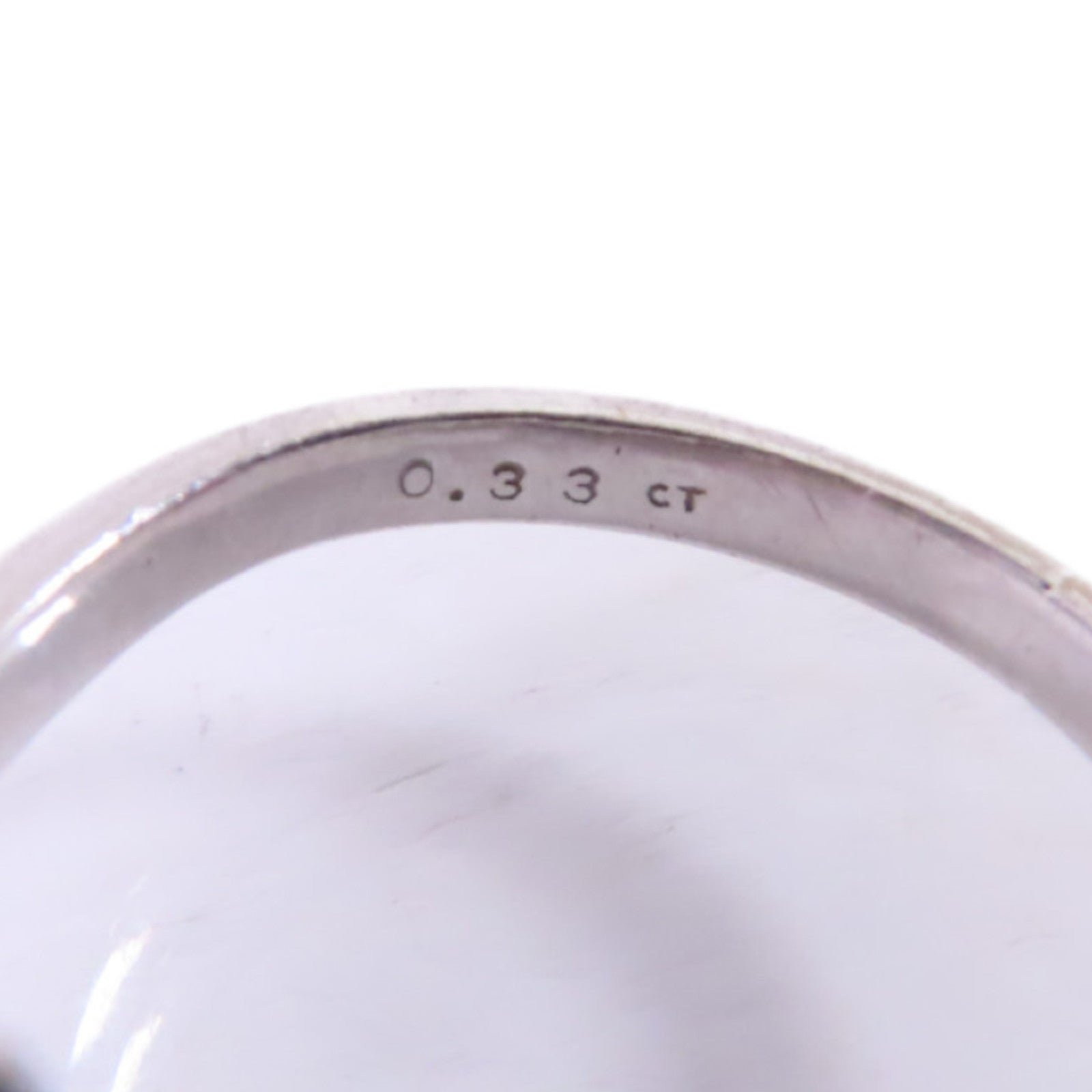 JEWELRY 18K白金Diamond Ring 0.33ct鑽石戒指US#4.75
