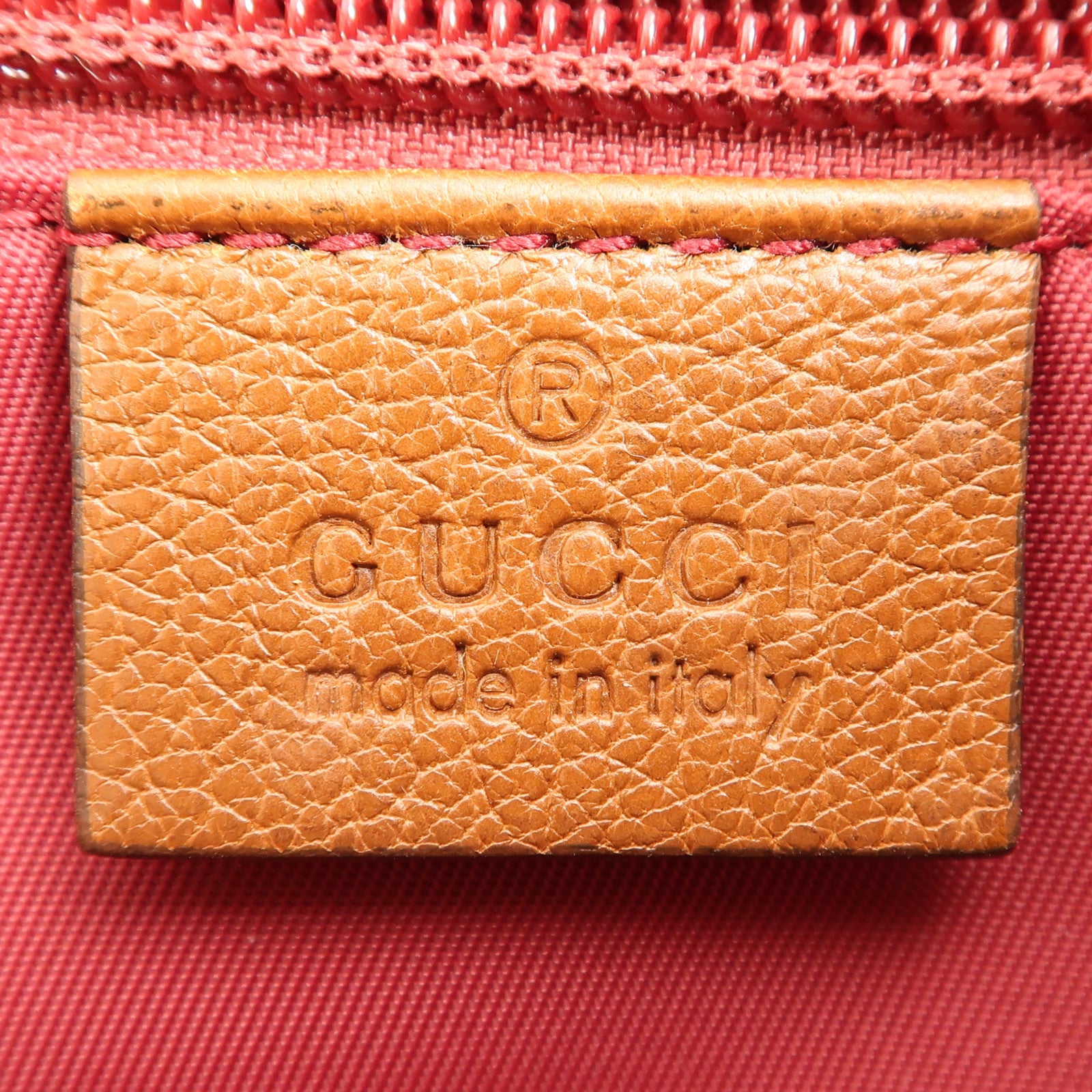 GUCCI 帆布Shoulder Bag銀扣肩背袋