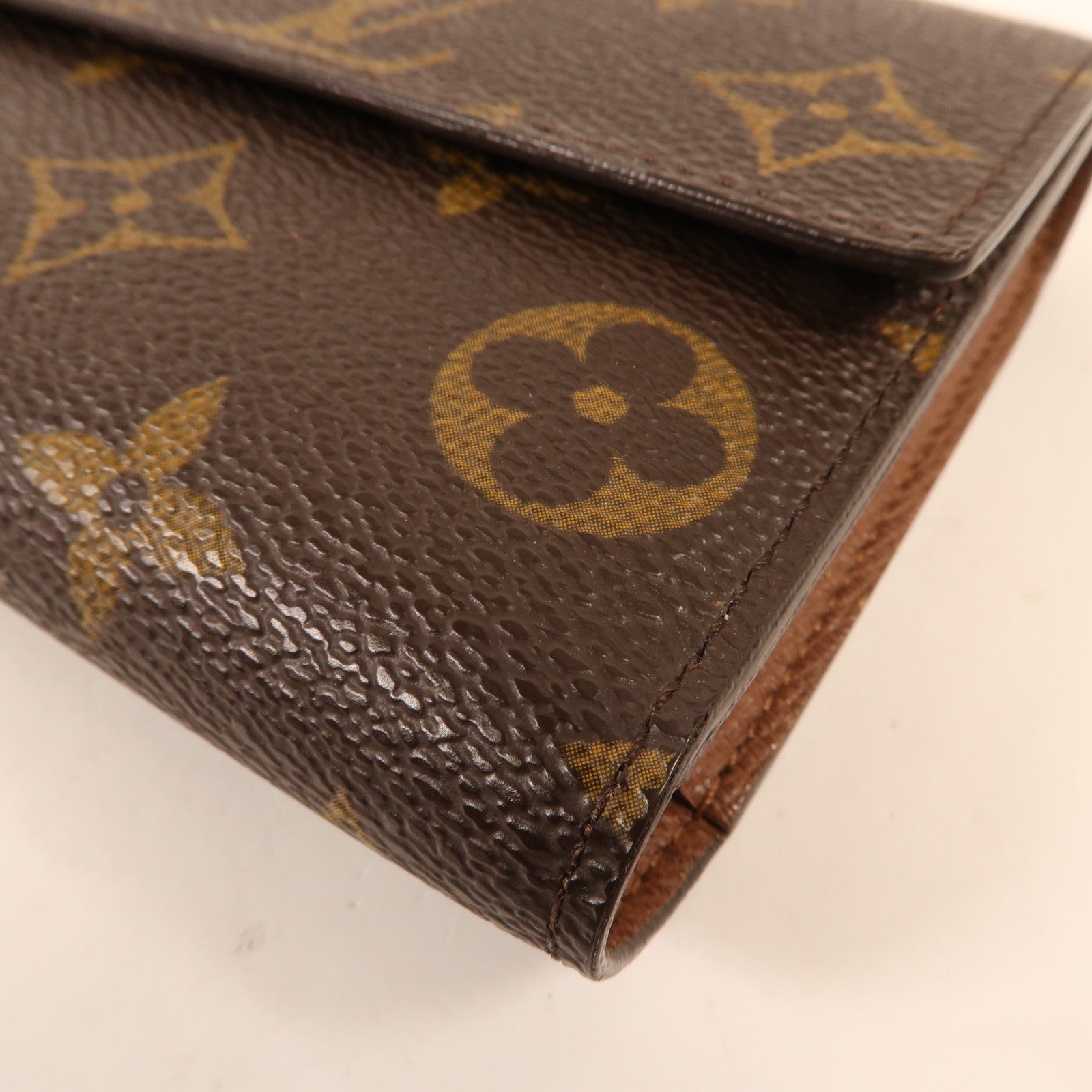 LOUIS VUITTON Monogram Long Wallet金扣長錢包