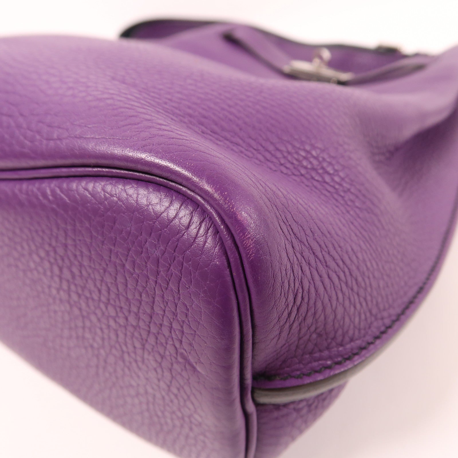 HERMES Togo皮革So Kelly 22銀扣肩背袋