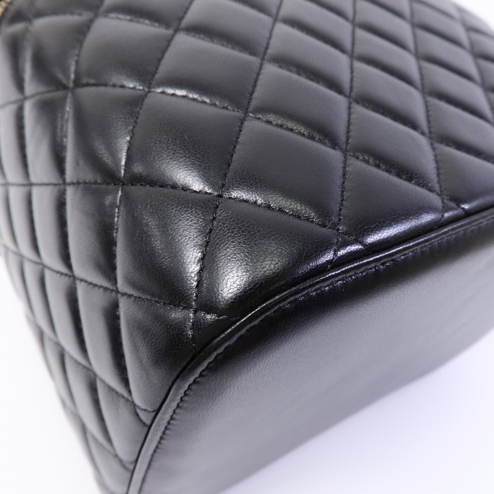 CHANEL 羊皮皮革Large Vanity Case手挽袋