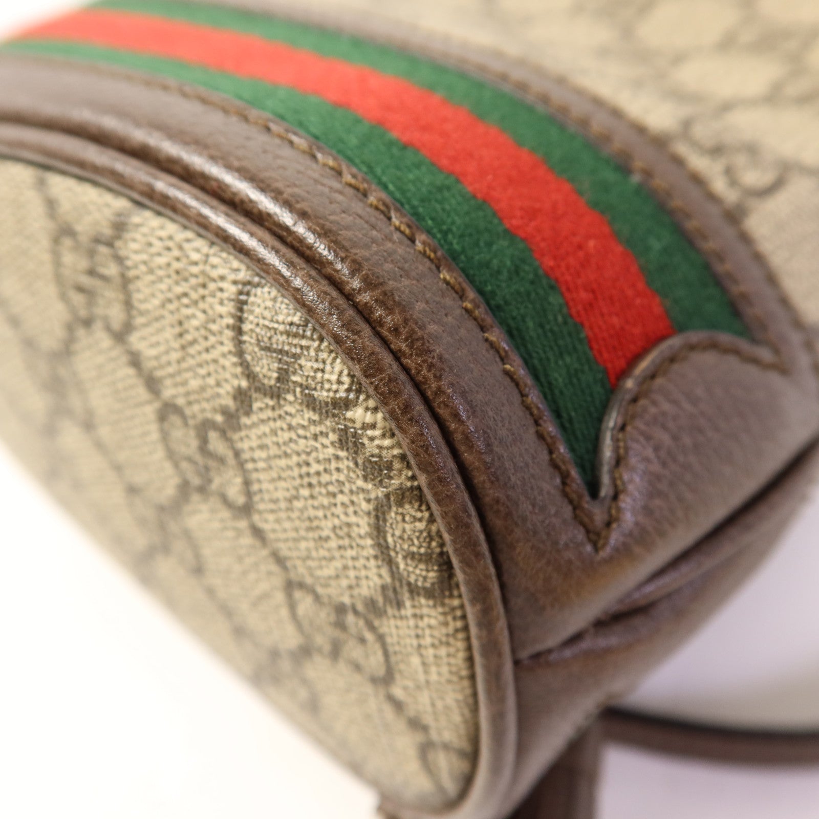 GUCCI 塗層帆布Ophidia Bucket Bag金扣肩背袋