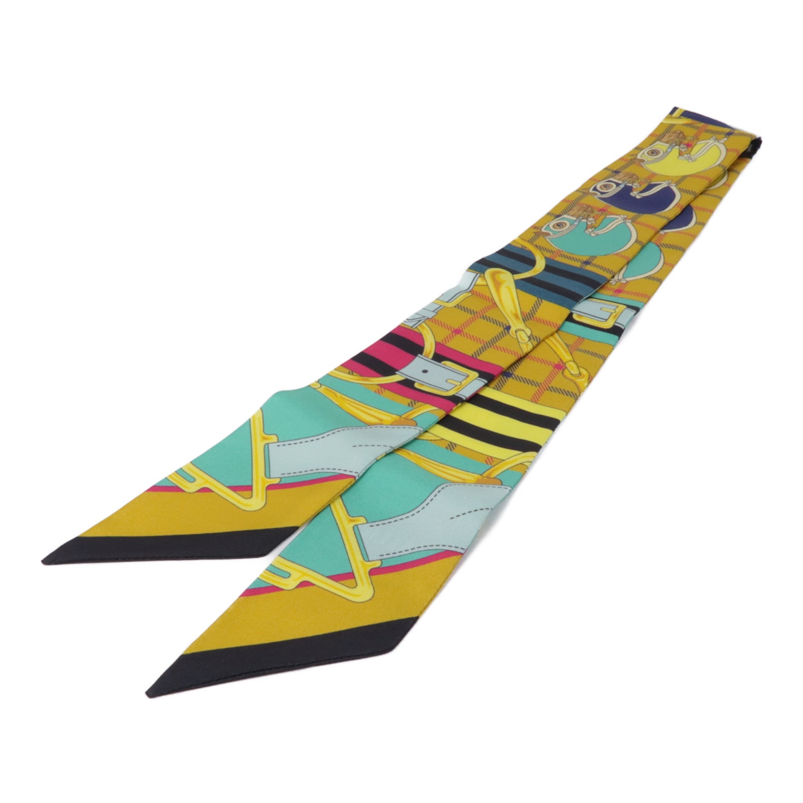 HERMES 絲質Twilly絲巾