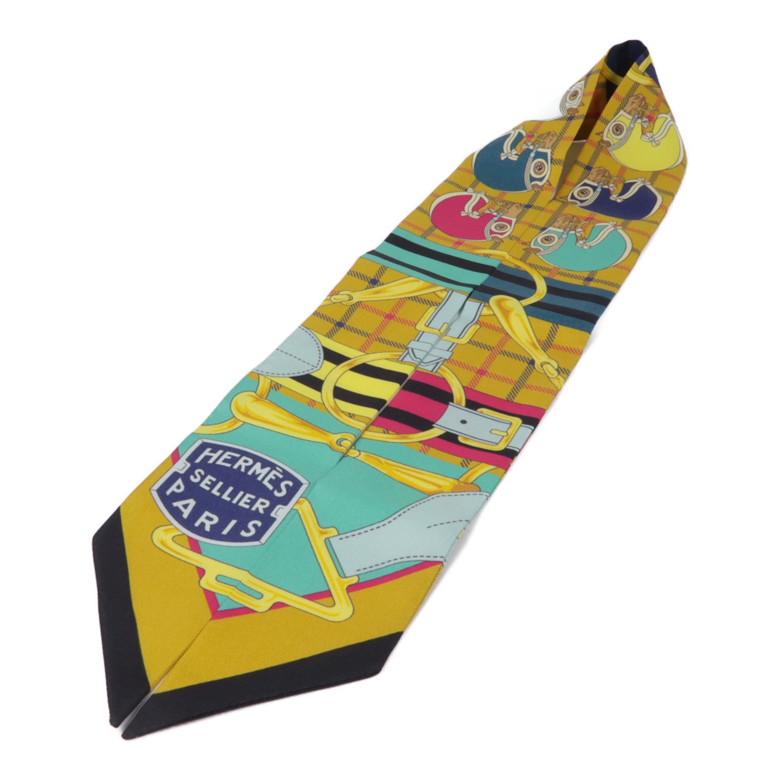 HERMES 絲質Twilly絲巾