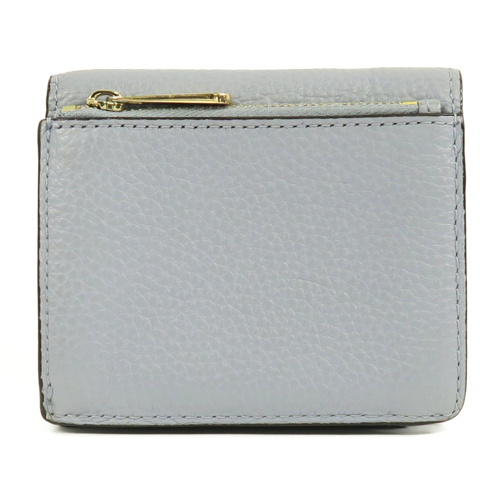 Michael Kors 【激減優惠】牛皮皮革Wallet金扣錢包藍色