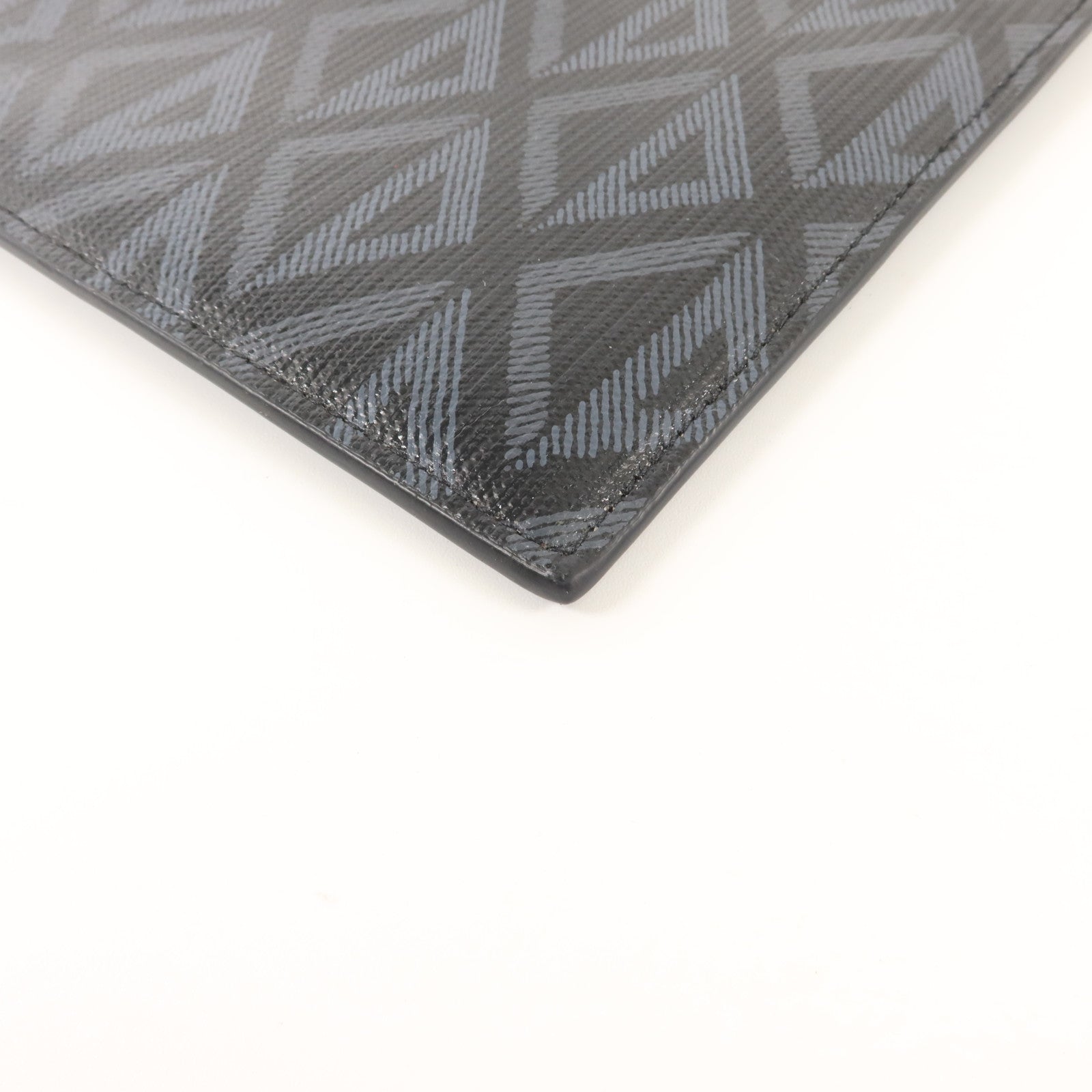 Dior 塗層帆布A5 CD Diamond Pouch銀扣小袋