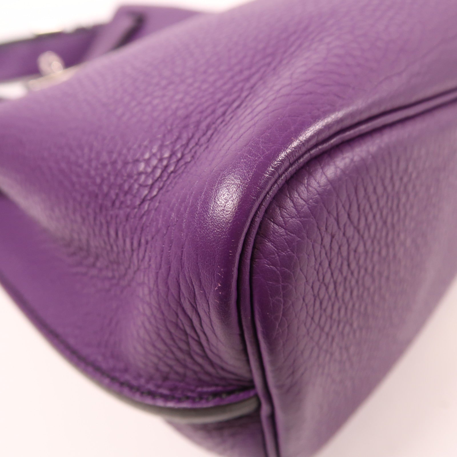 HERMES Togo皮革So Kelly 22銀扣肩背袋