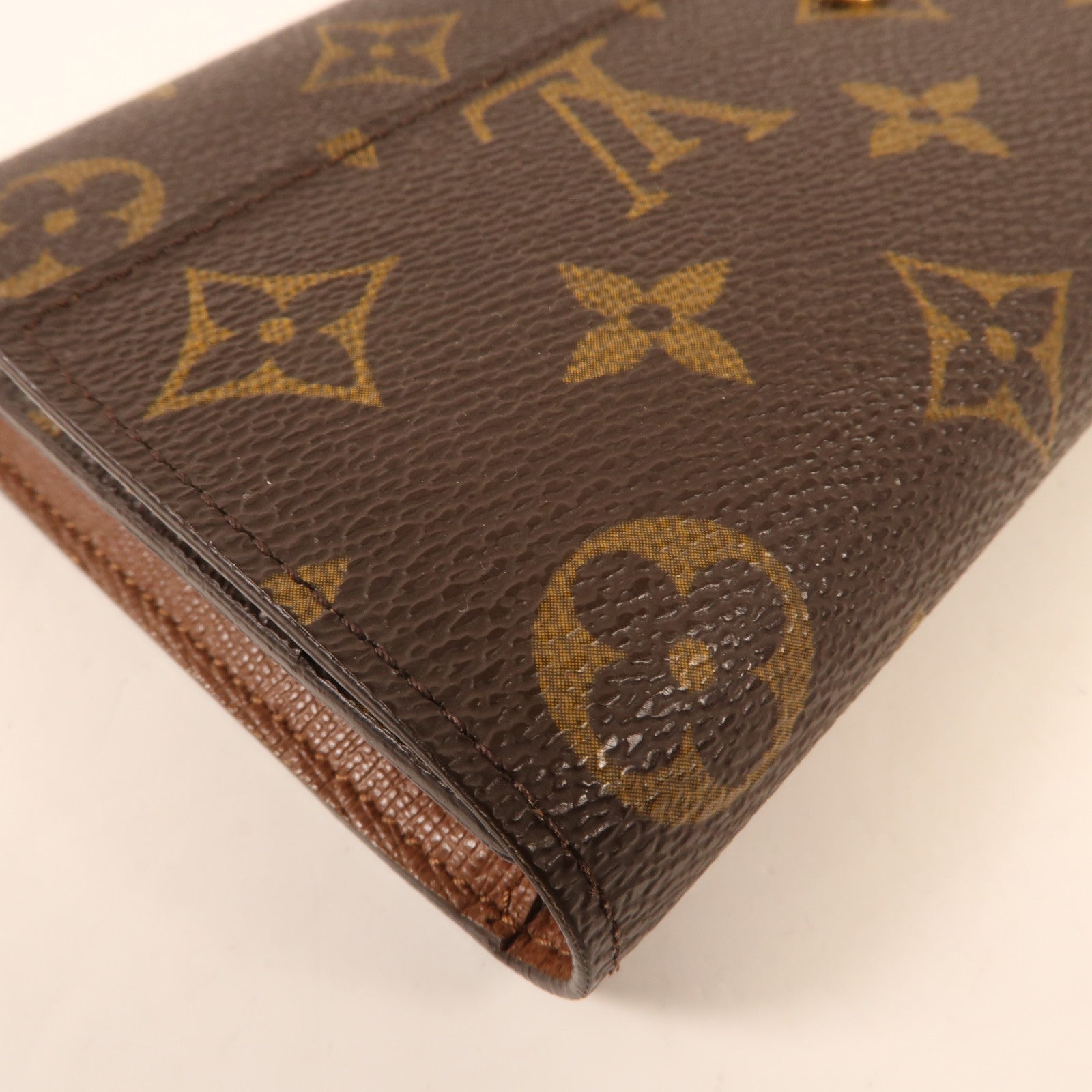 LOUIS VUITTON Monogram Long Wallet金扣長錢包