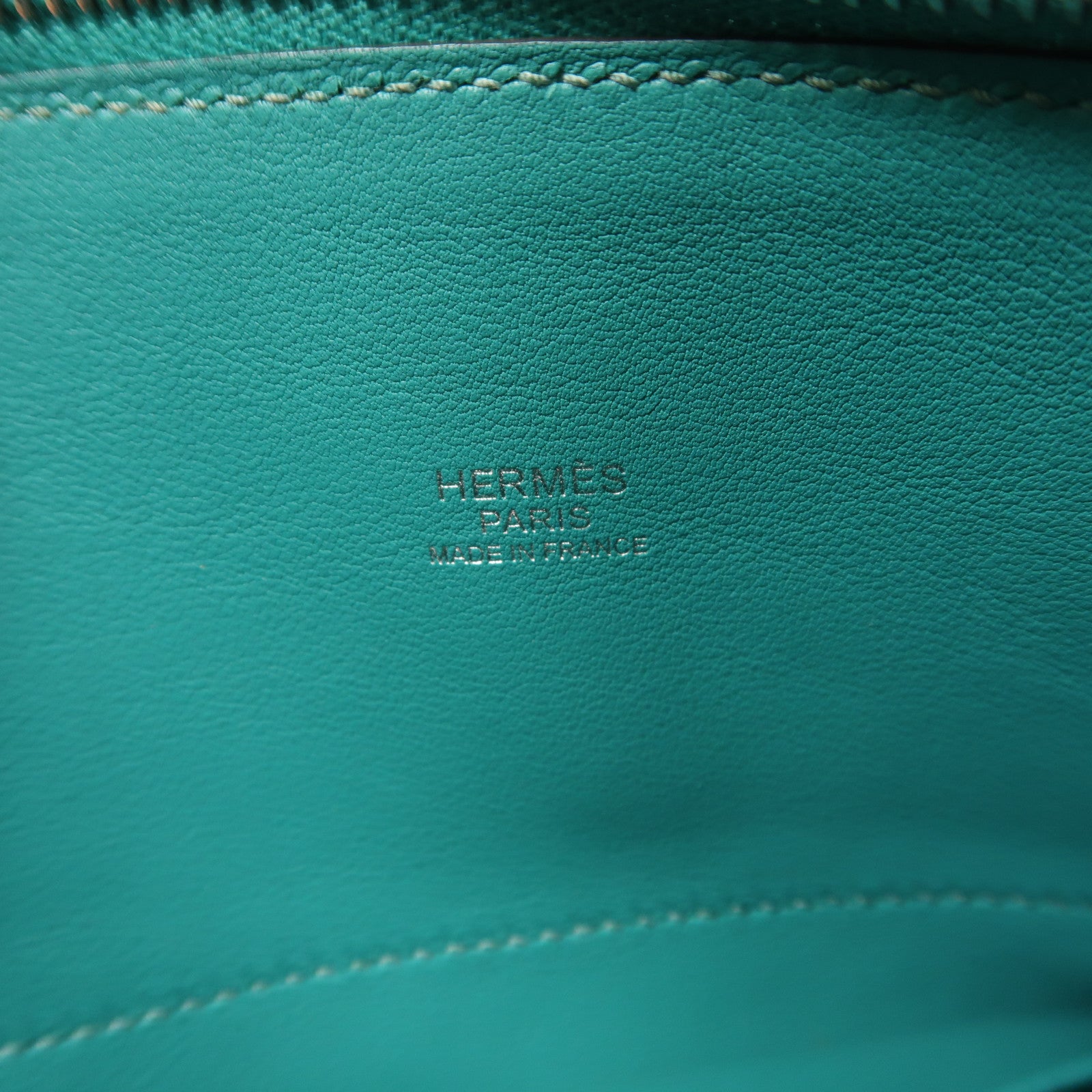 HERMES Swift皮革Bolide 27銀扣手挽肩背兩用袋Bleu Paon