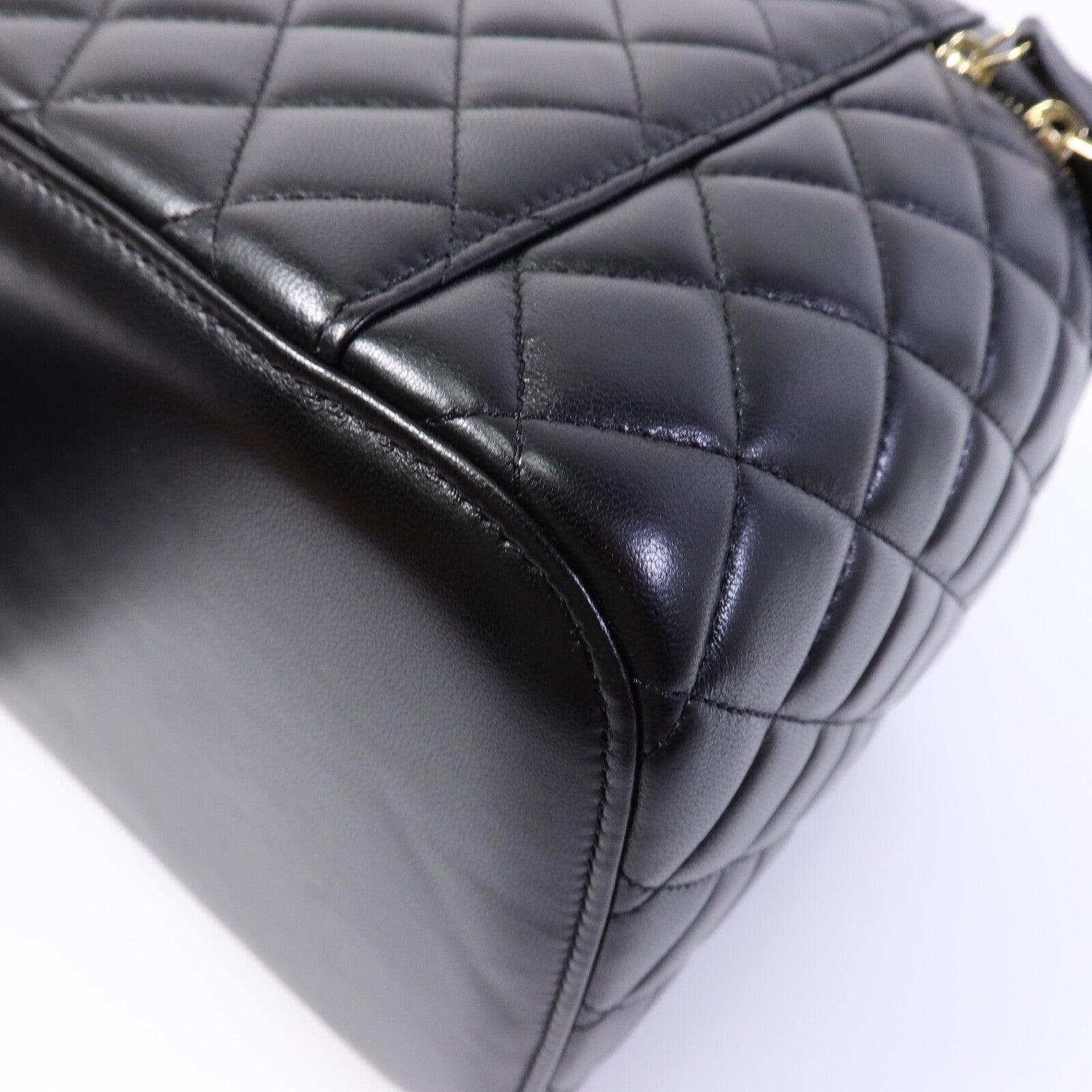 CHANEL 羊皮皮革Large Vanity Case手挽袋