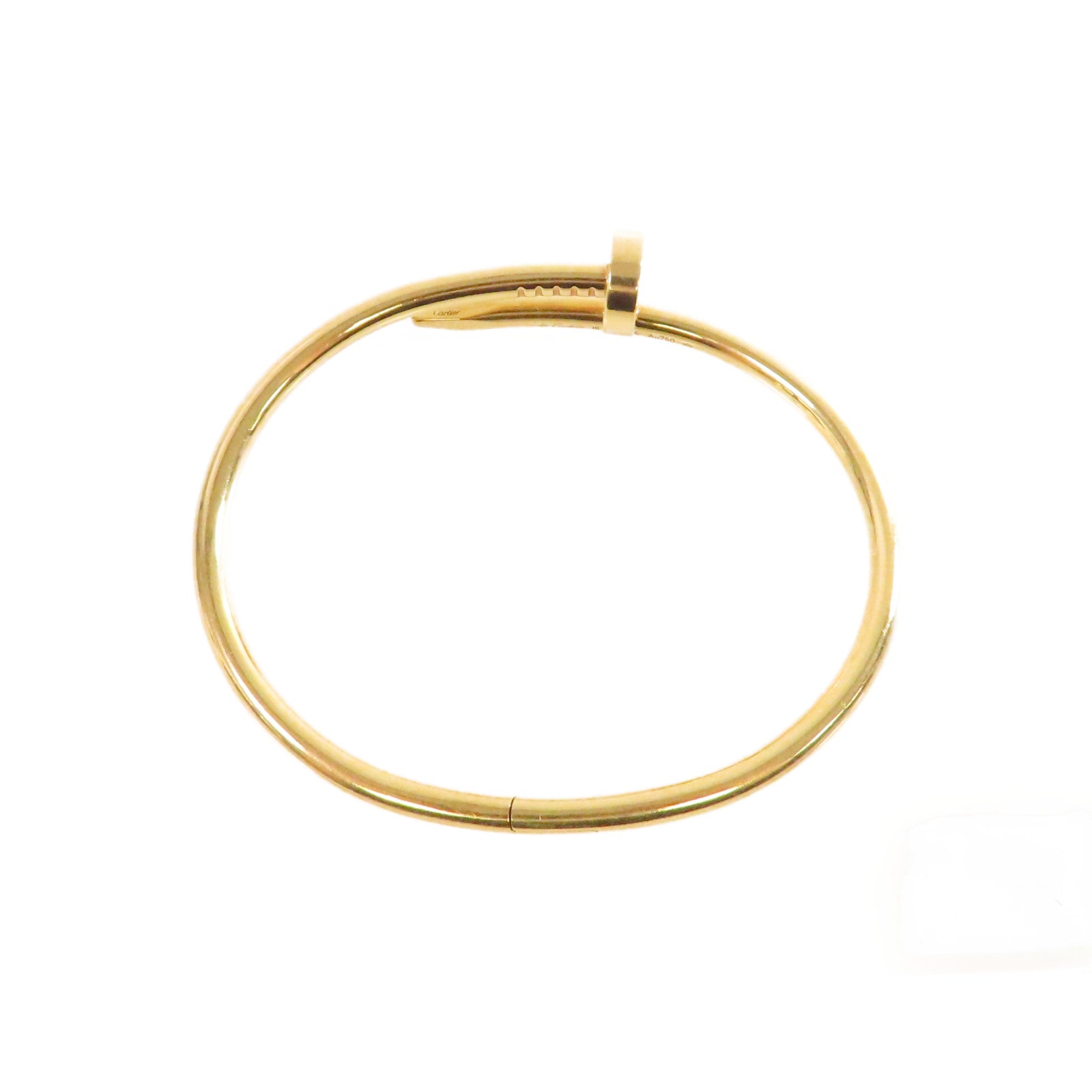 CARTIER 【激減優惠】18K 黃金Juste Un Clou Bracelet手鐲#18