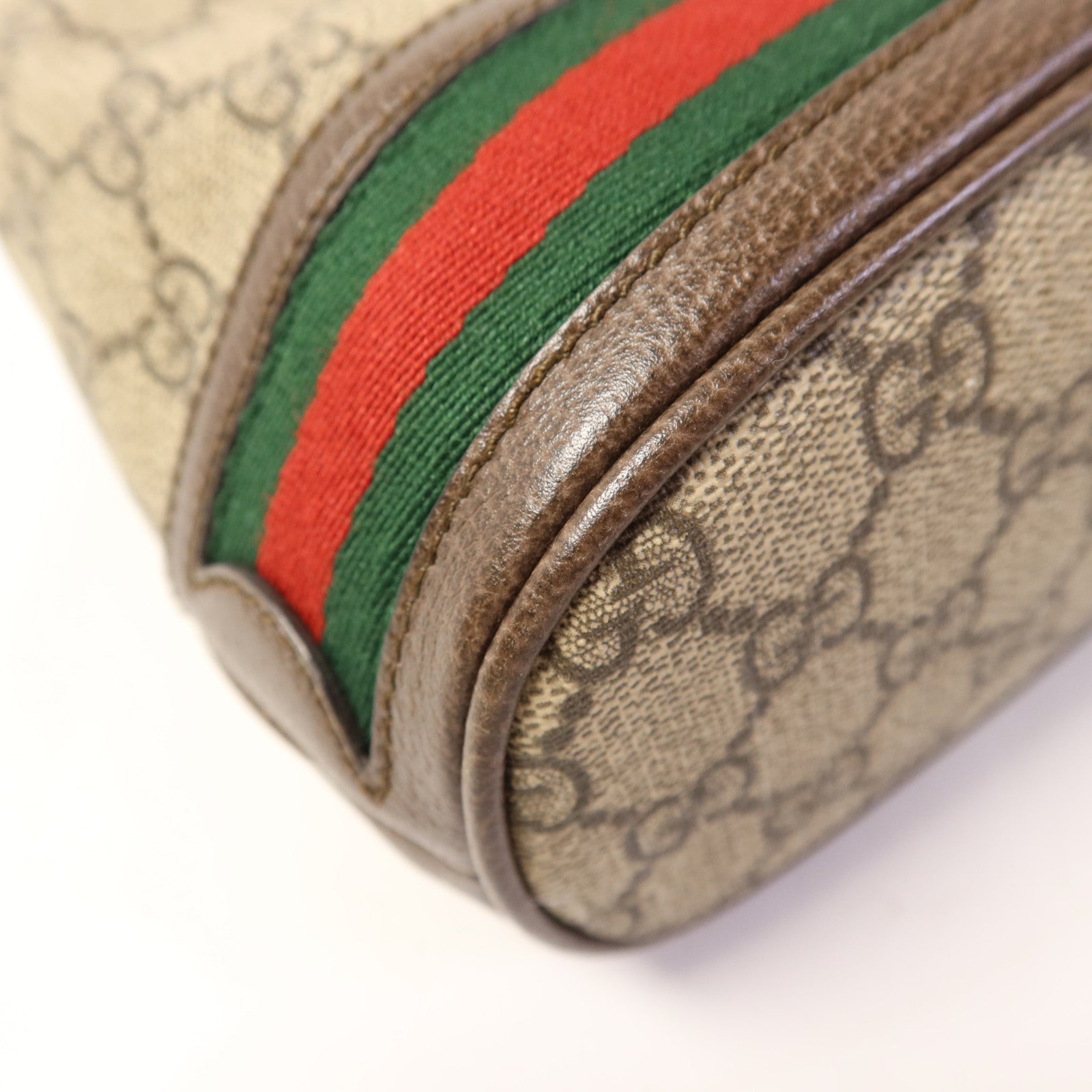 GUCCI 塗層帆布Ophidia Bucket Bag金扣肩背袋