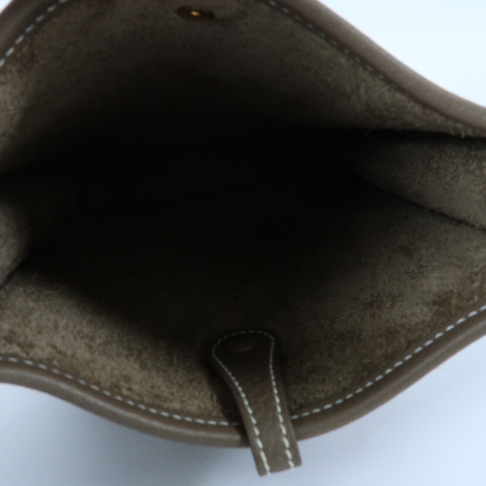 HERMES Clemence皮革Evelyne TPM金扣肩背袋Etoupe