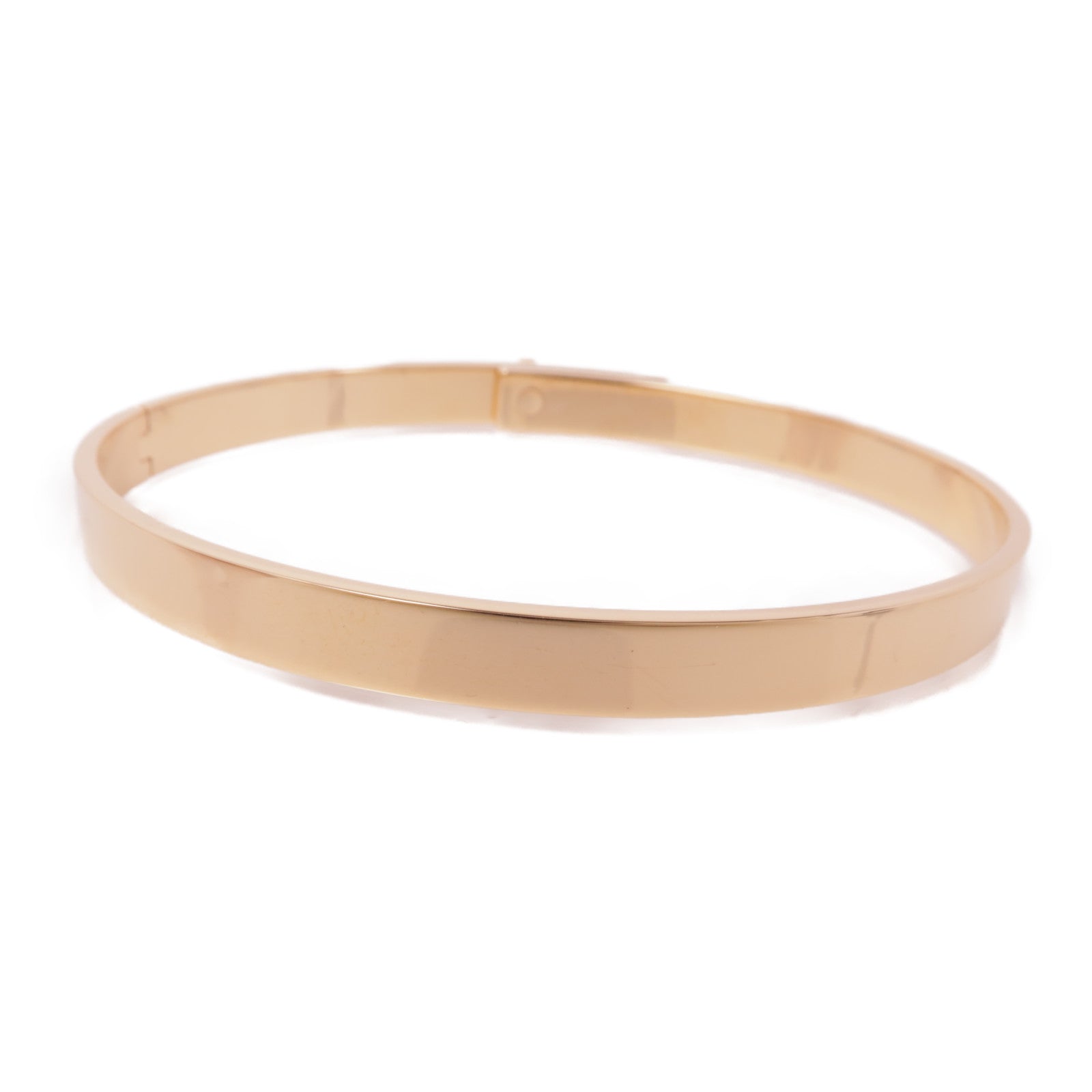 HERMES 18k玫瑰金Kelly Bracelet手鐲