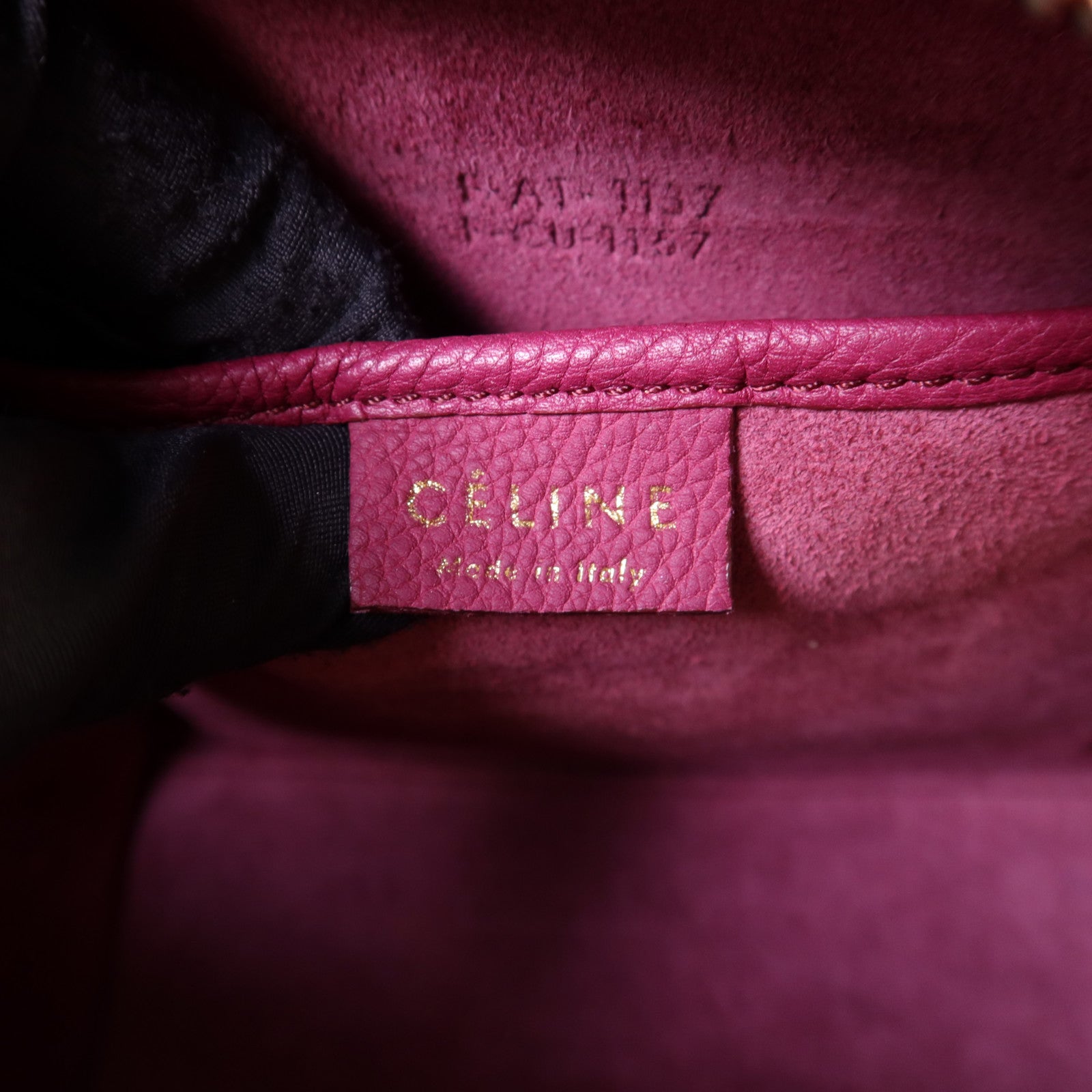 CELINE 牛皮皮革Nano Luggage金扣手挽肩背兩用袋