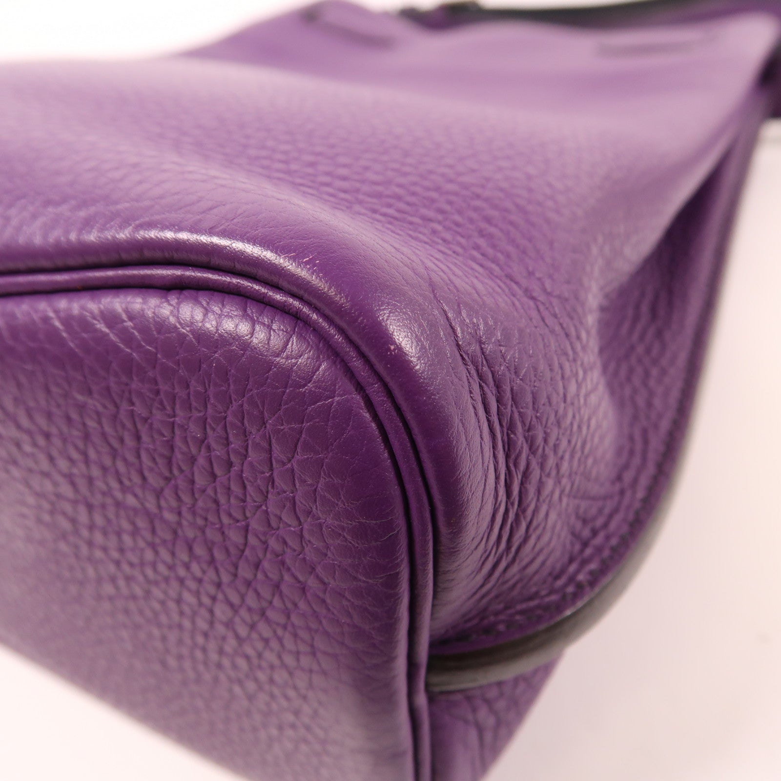 HERMES Togo皮革So Kelly 22銀扣肩背袋