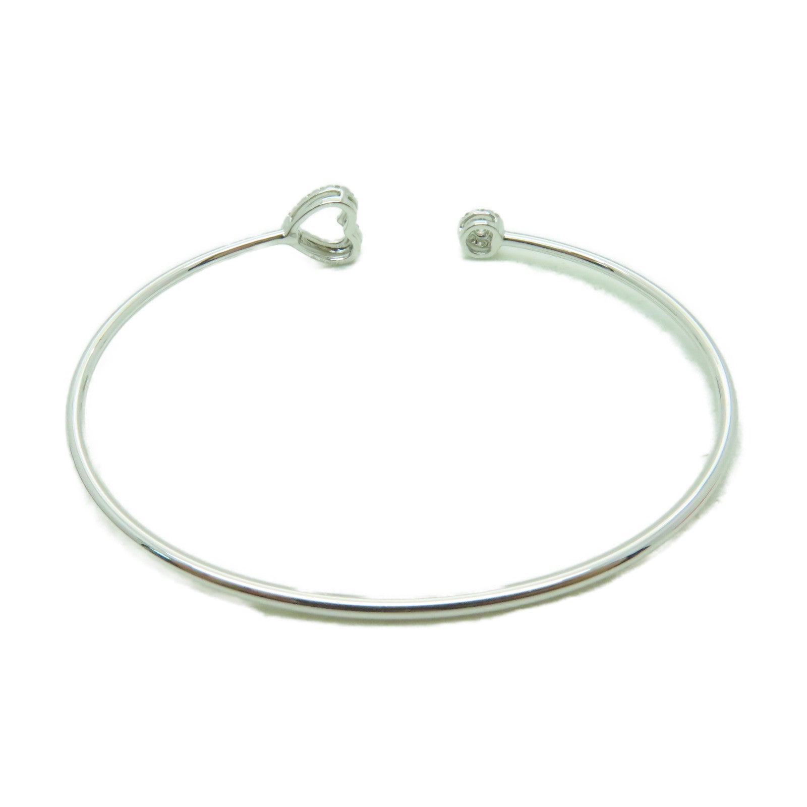 JEWELRY 【激減優惠】18K白金0.21ct鑽石Bangle手鐲銀色