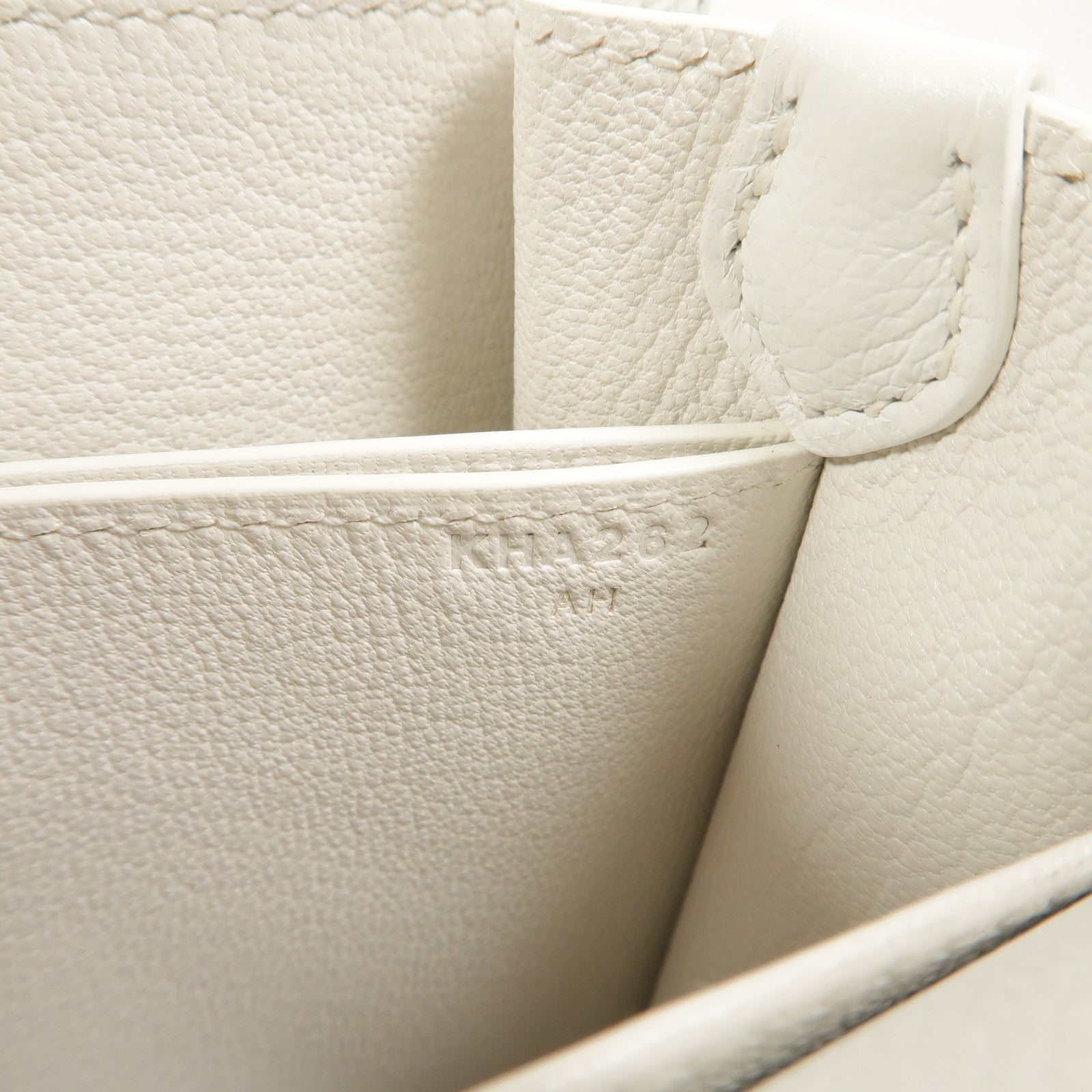 HERMES Evercolor皮革Roulis Mini肩背袋New White